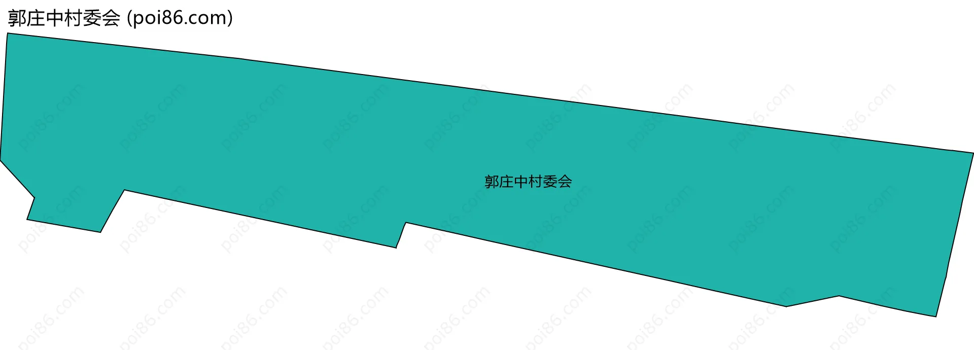 郭庄中村委会边界地图