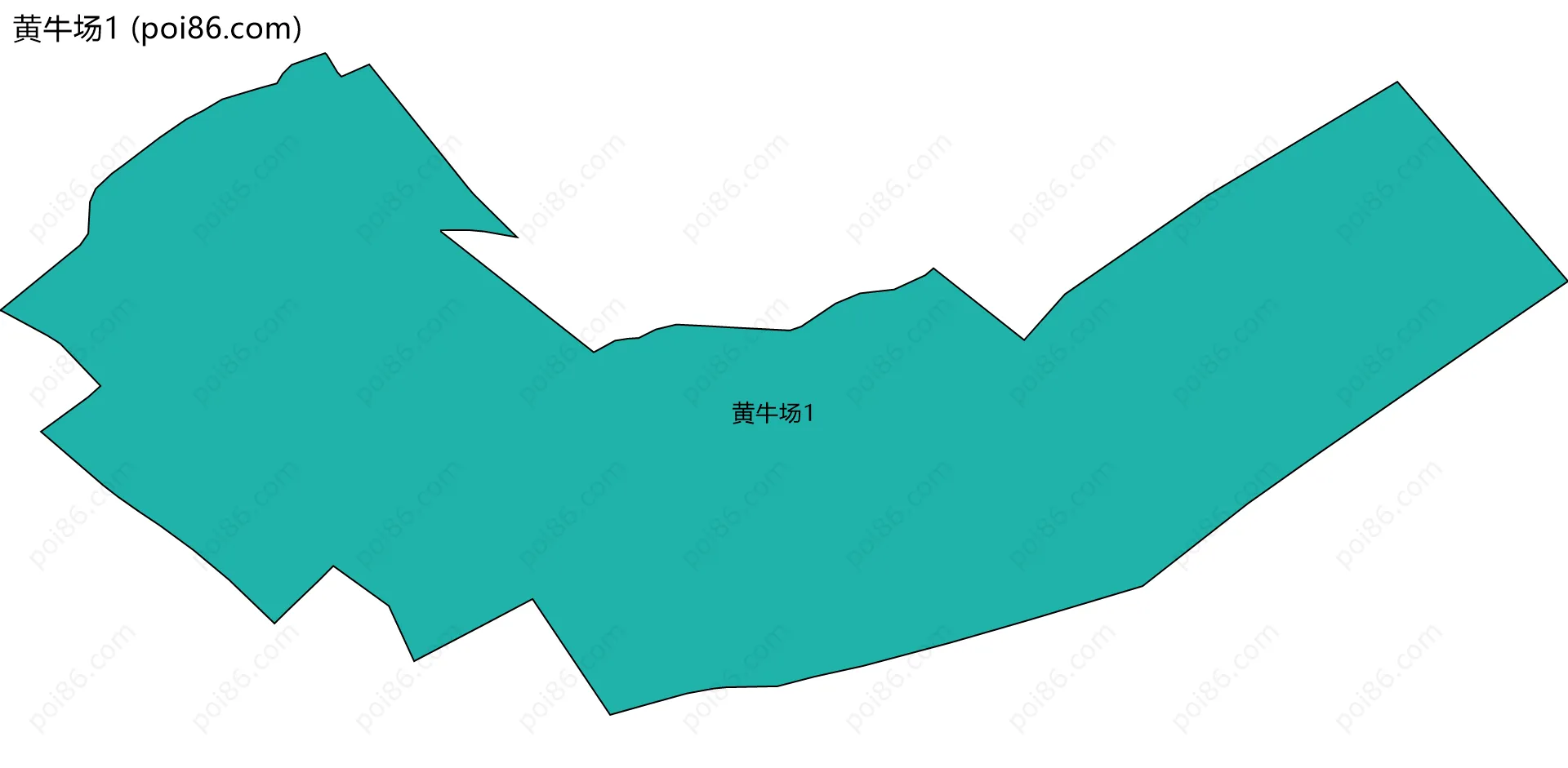 黄牛场1边界地图