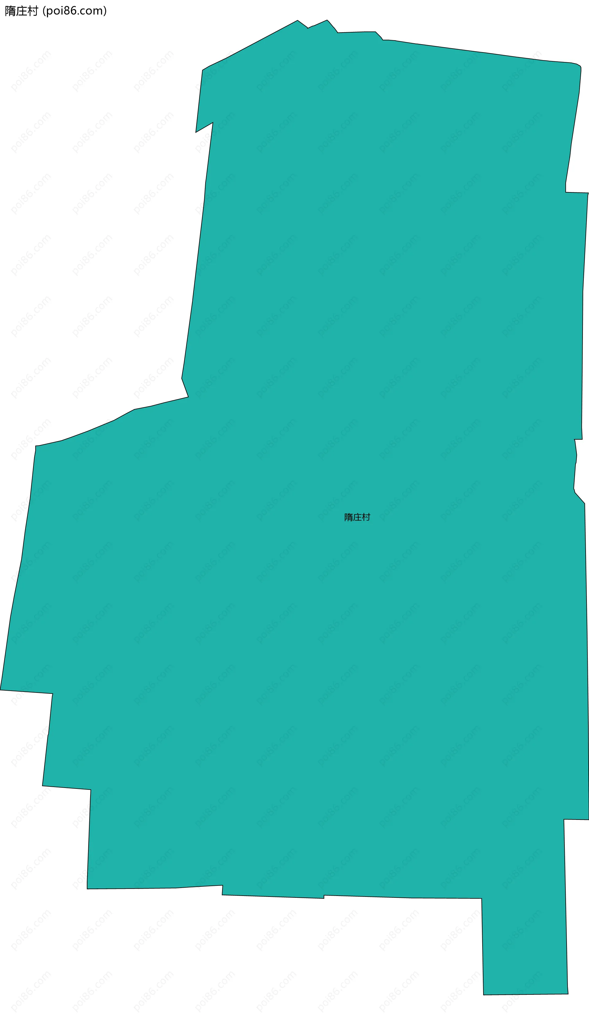 隋庄村边界地图