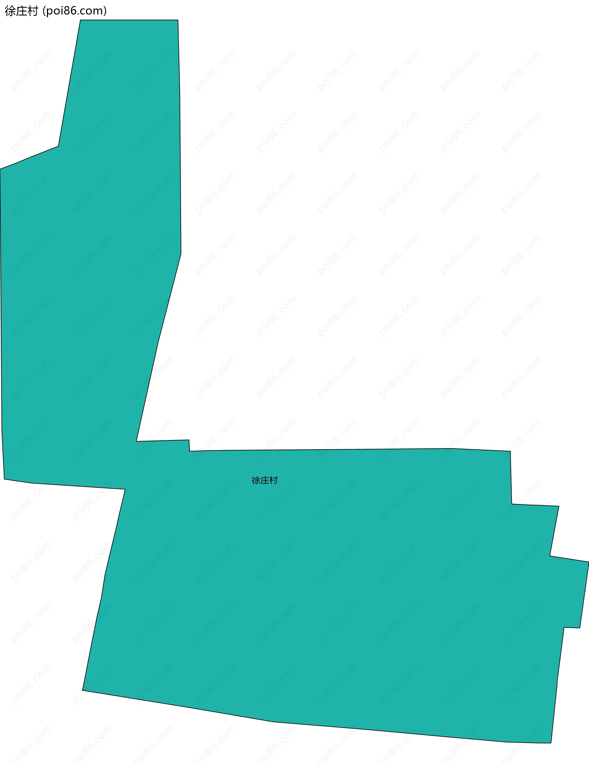 徐庄村边界地图