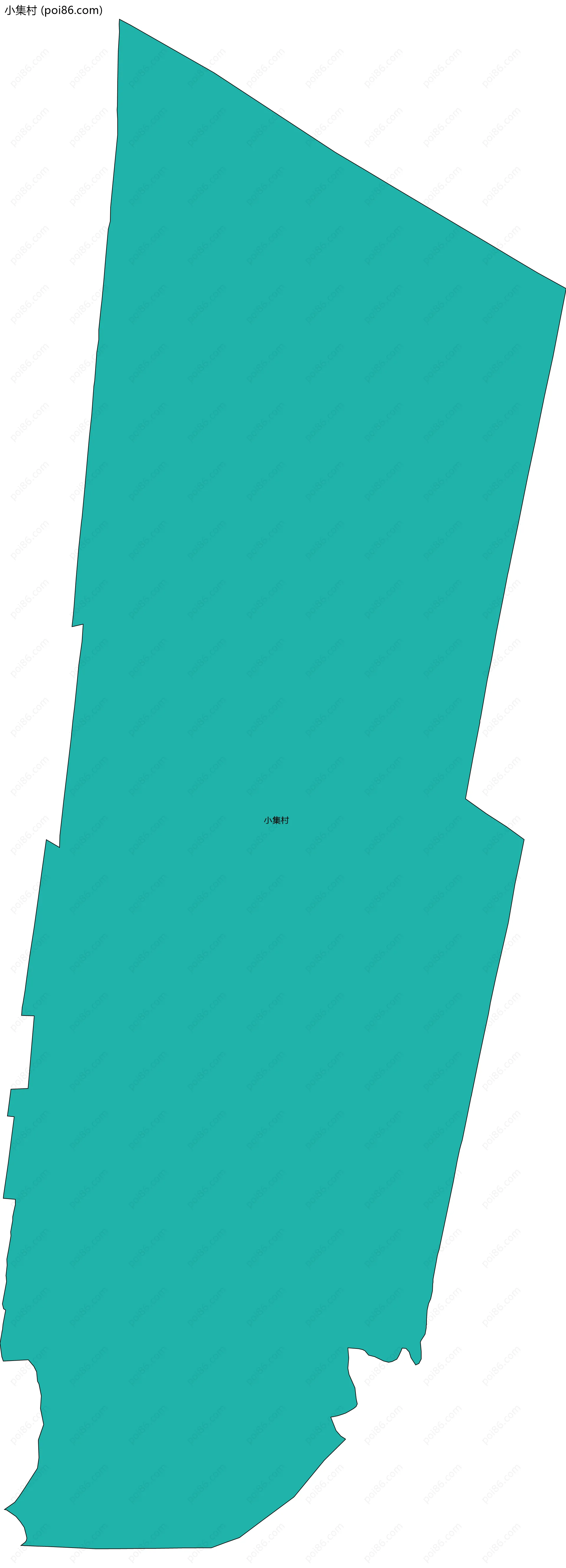 小集村边界地图