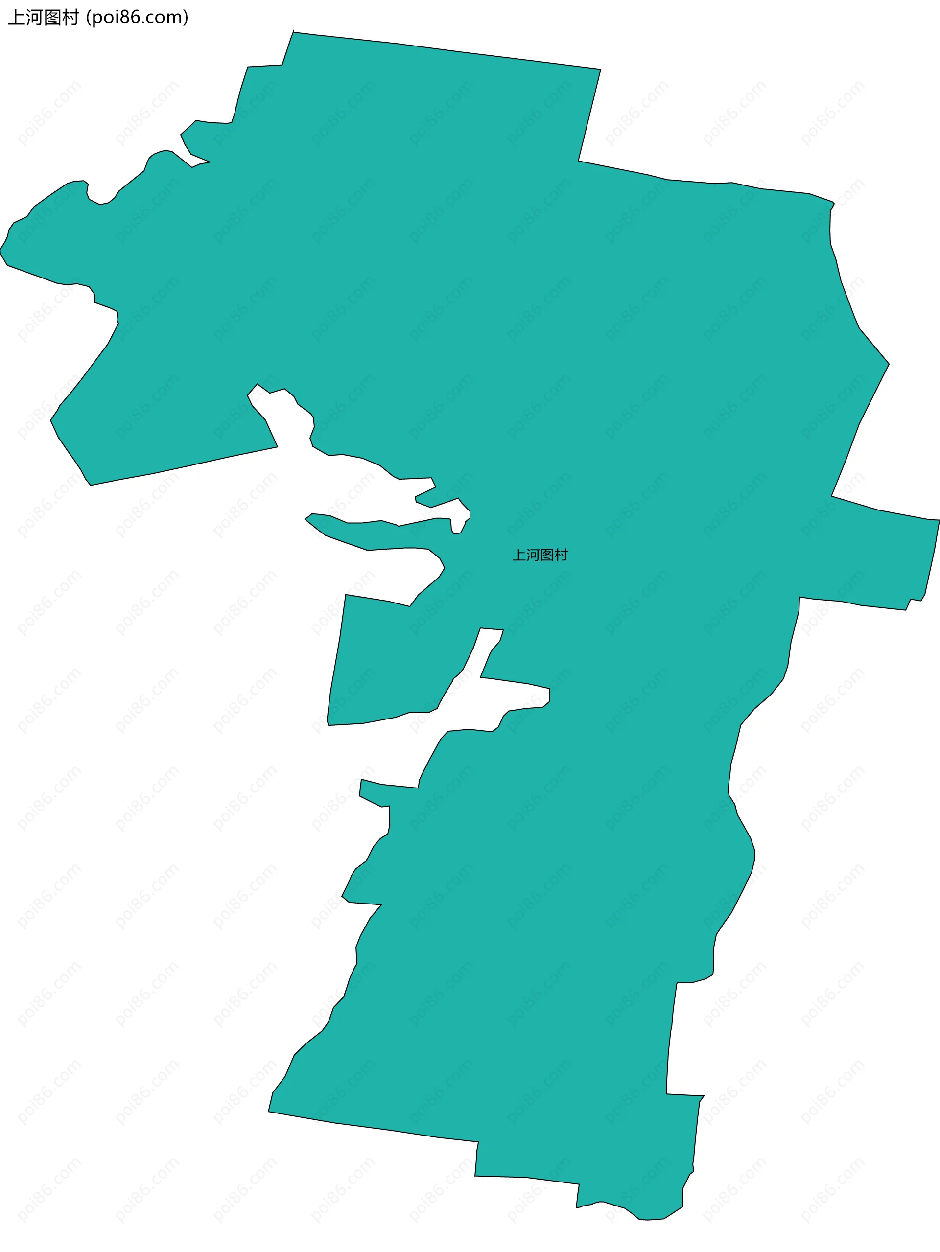 上河图村边界地图