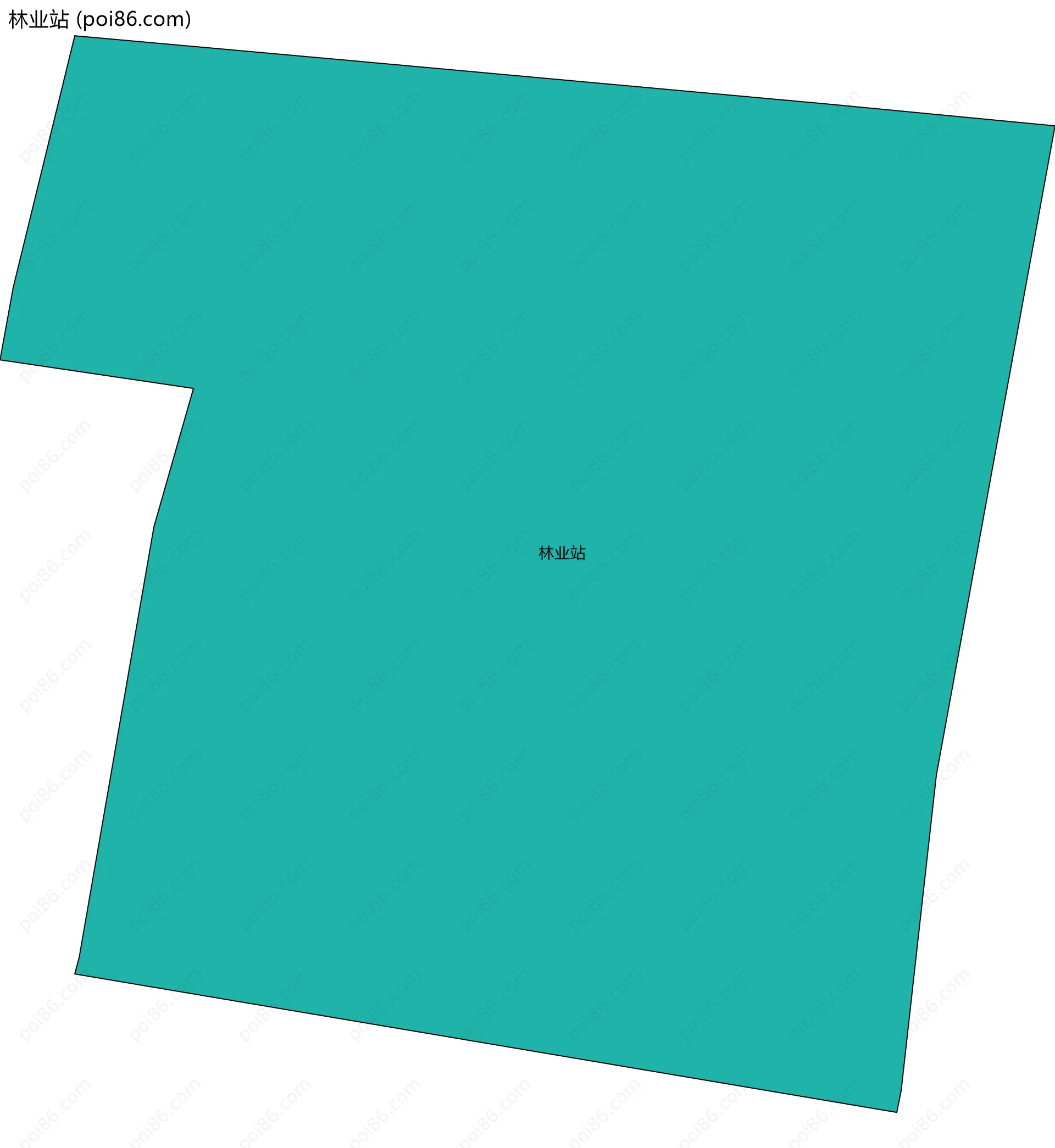 林业站边界地图