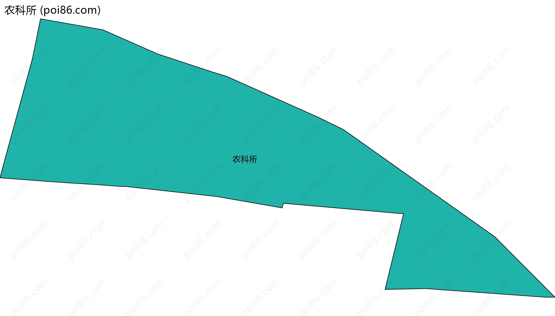 农科所边界地图