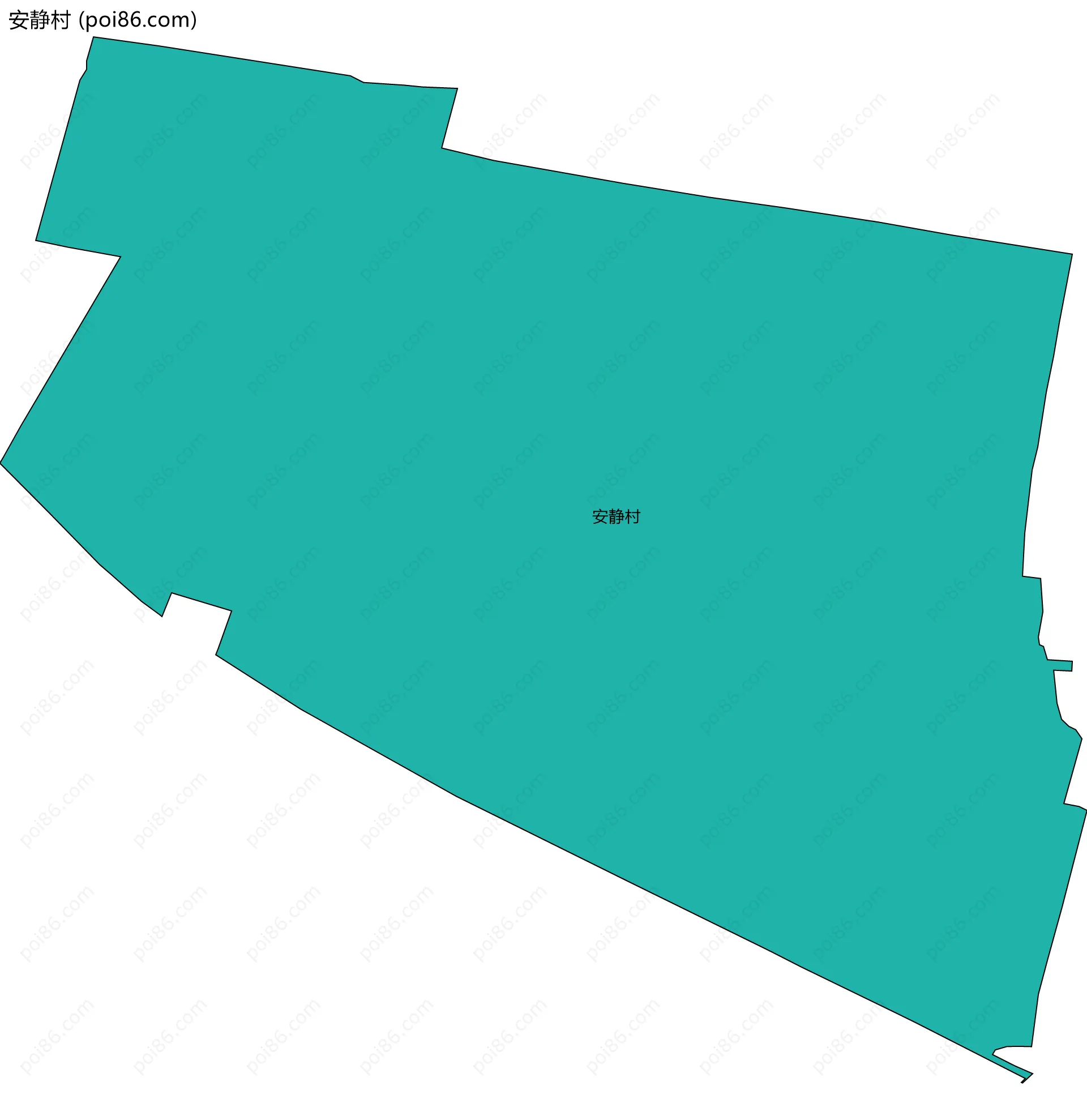 安静村边界地图