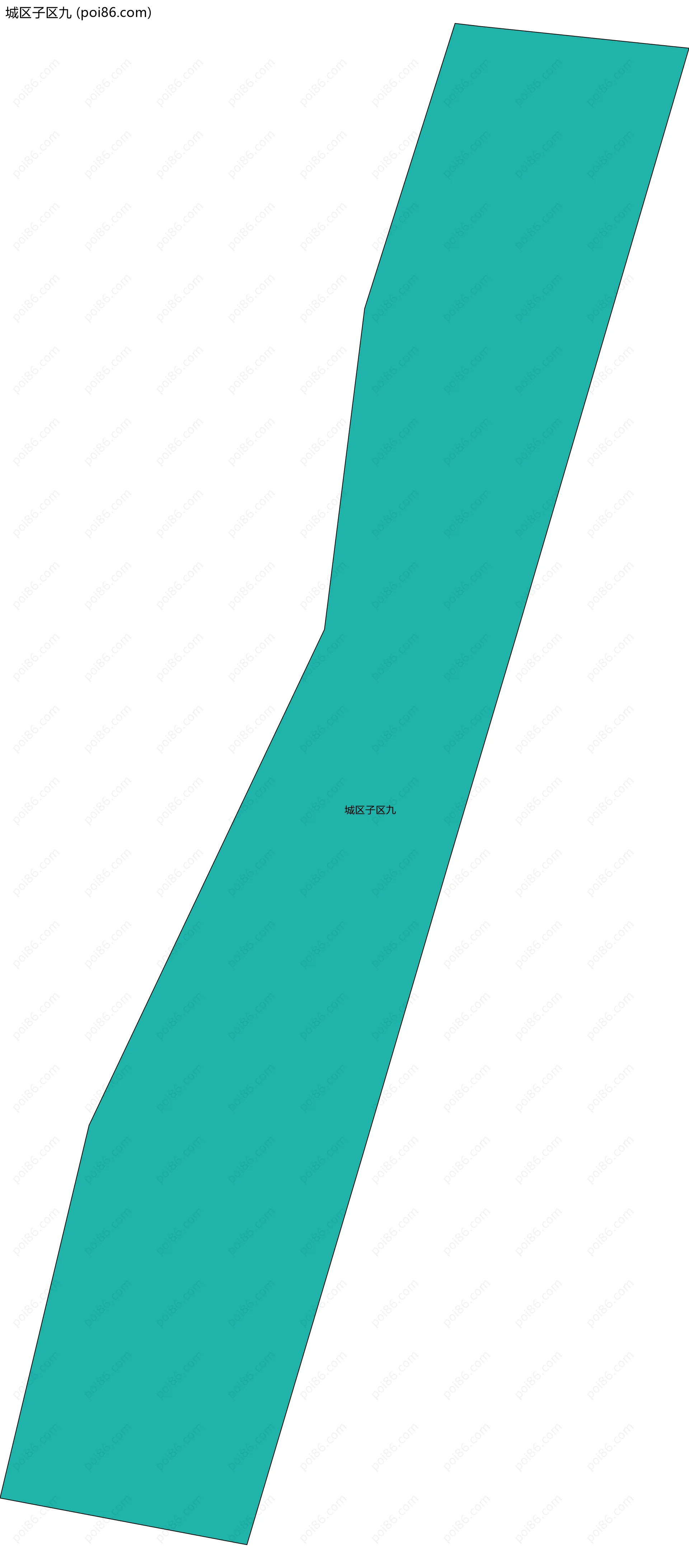 城区子区九边界地图