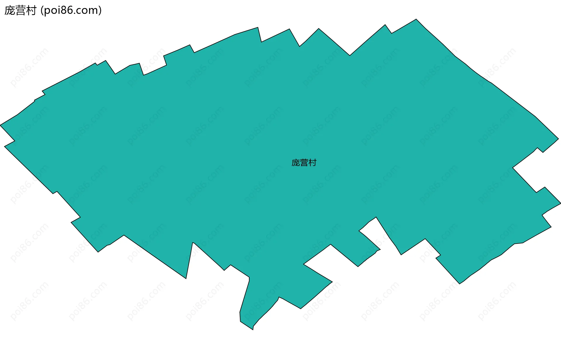 庞营村边界地图