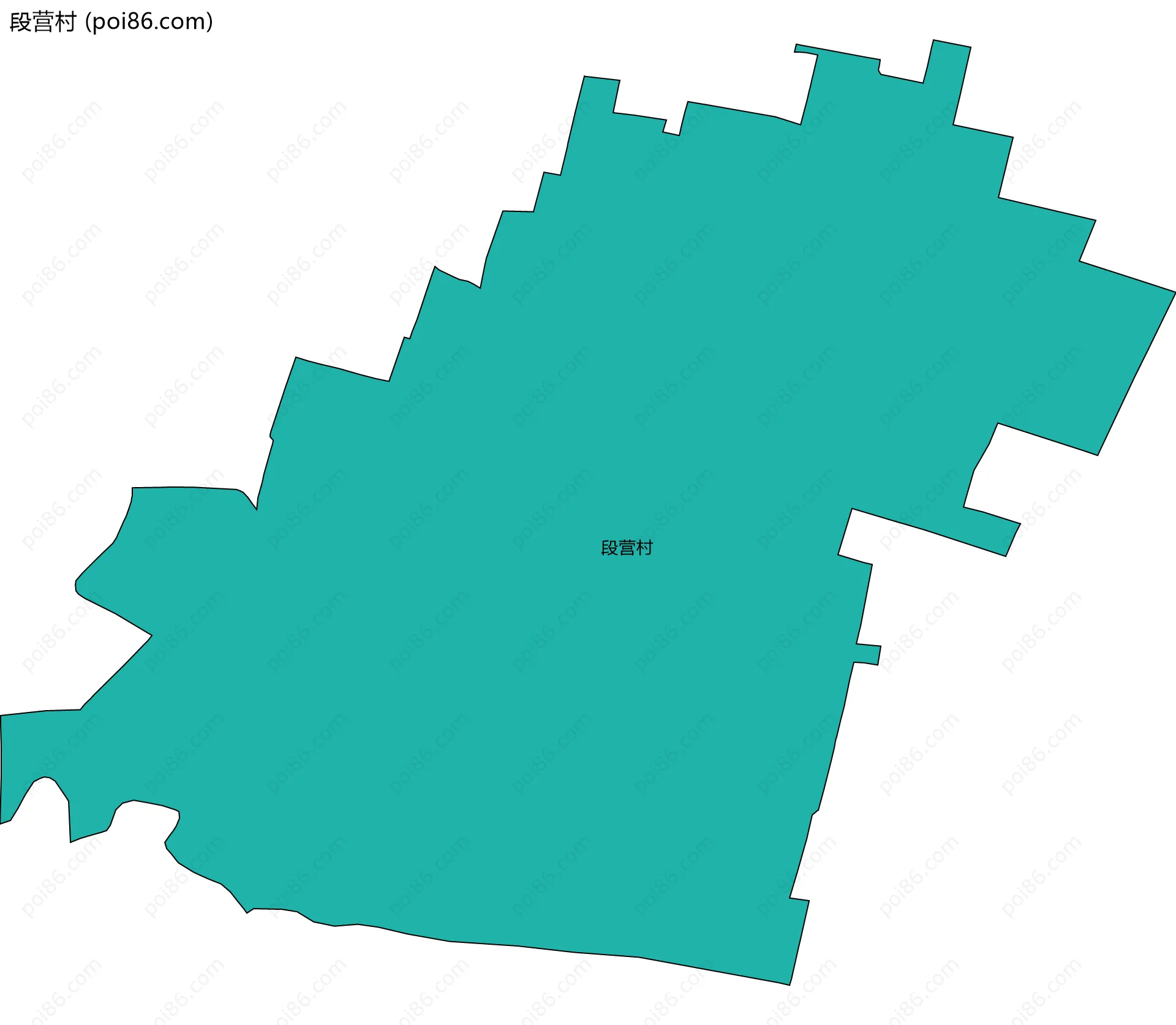 段营村边界地图