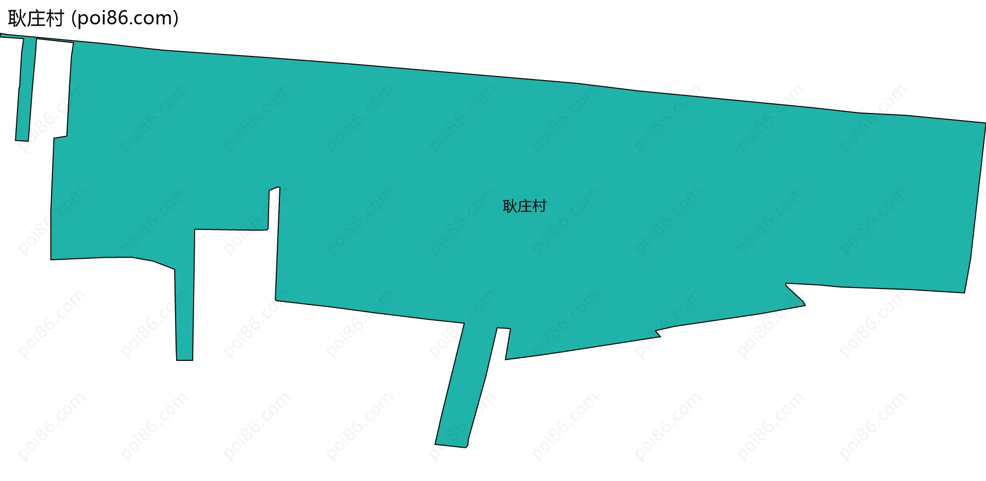 耿庄村边界地图