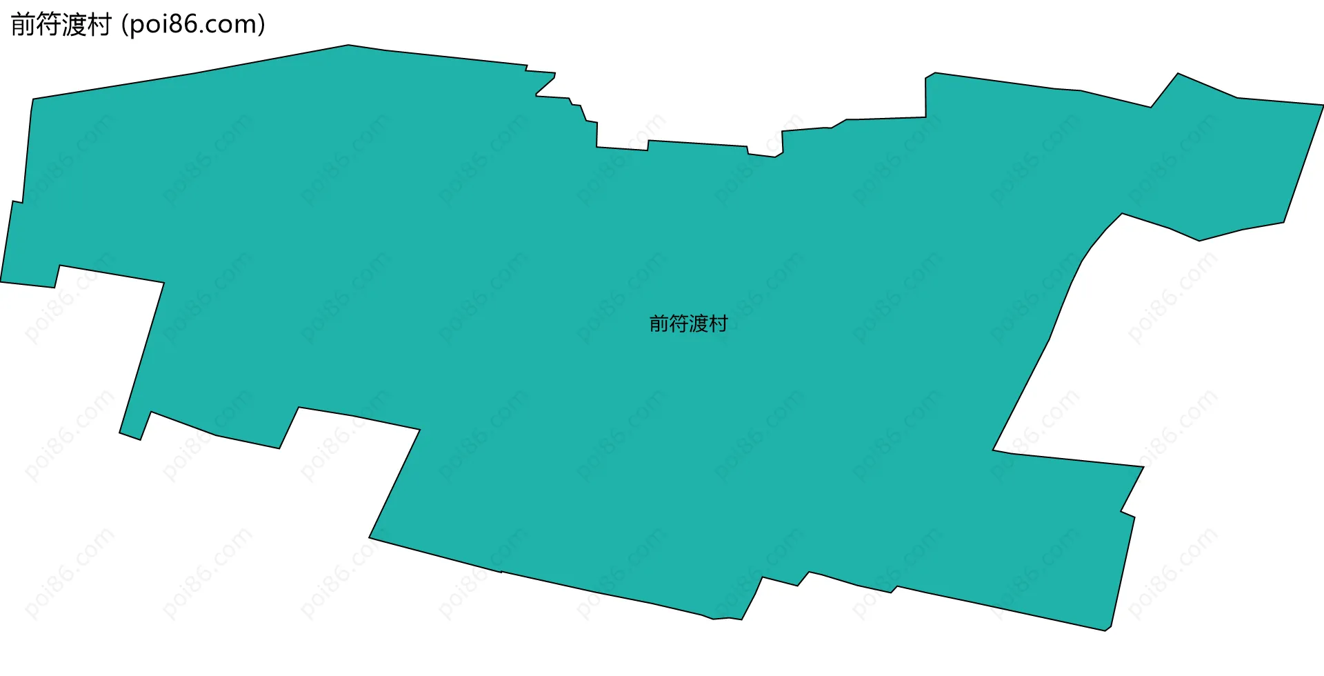 前符渡村边界地图