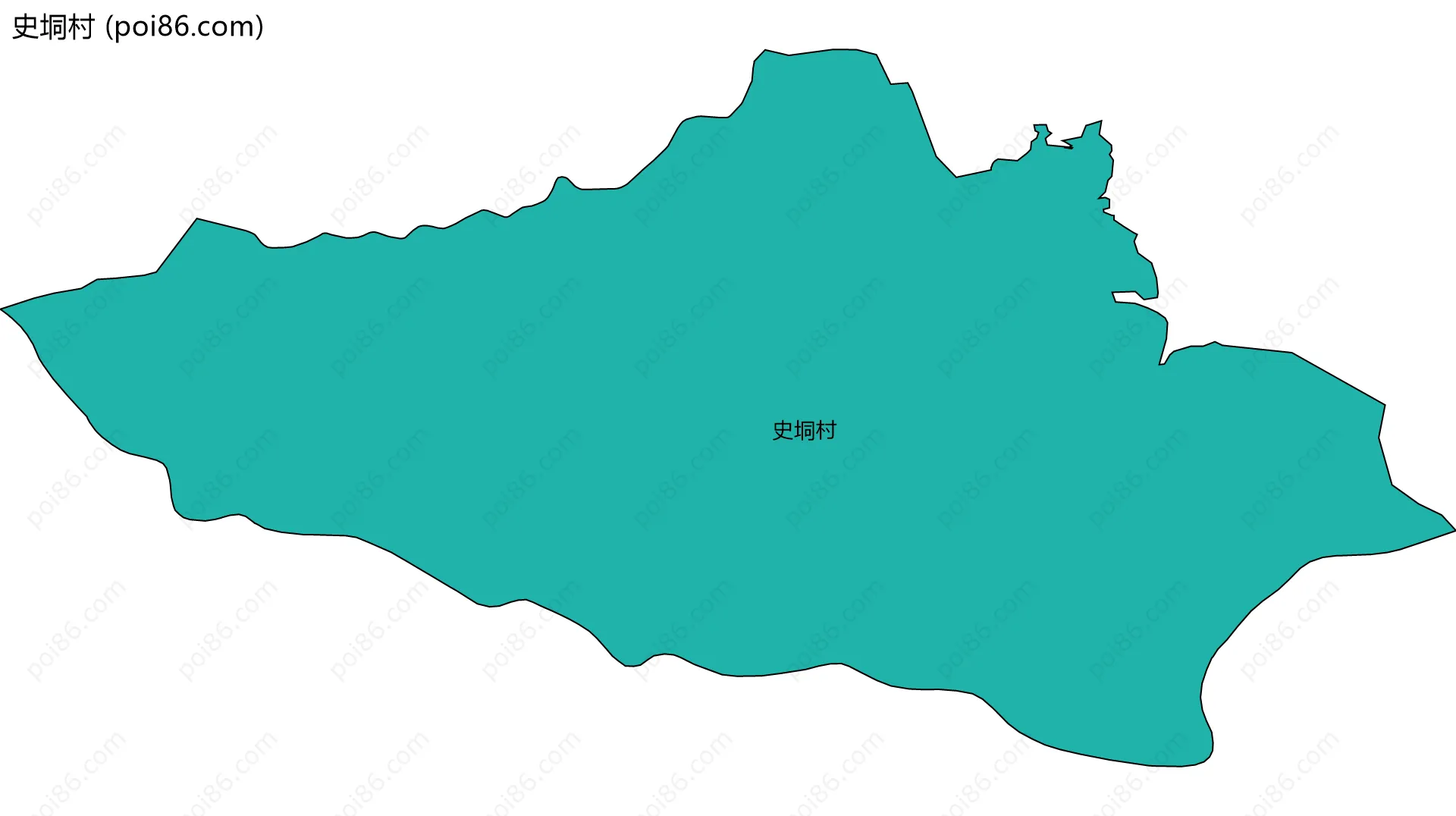 史垌村边界地图