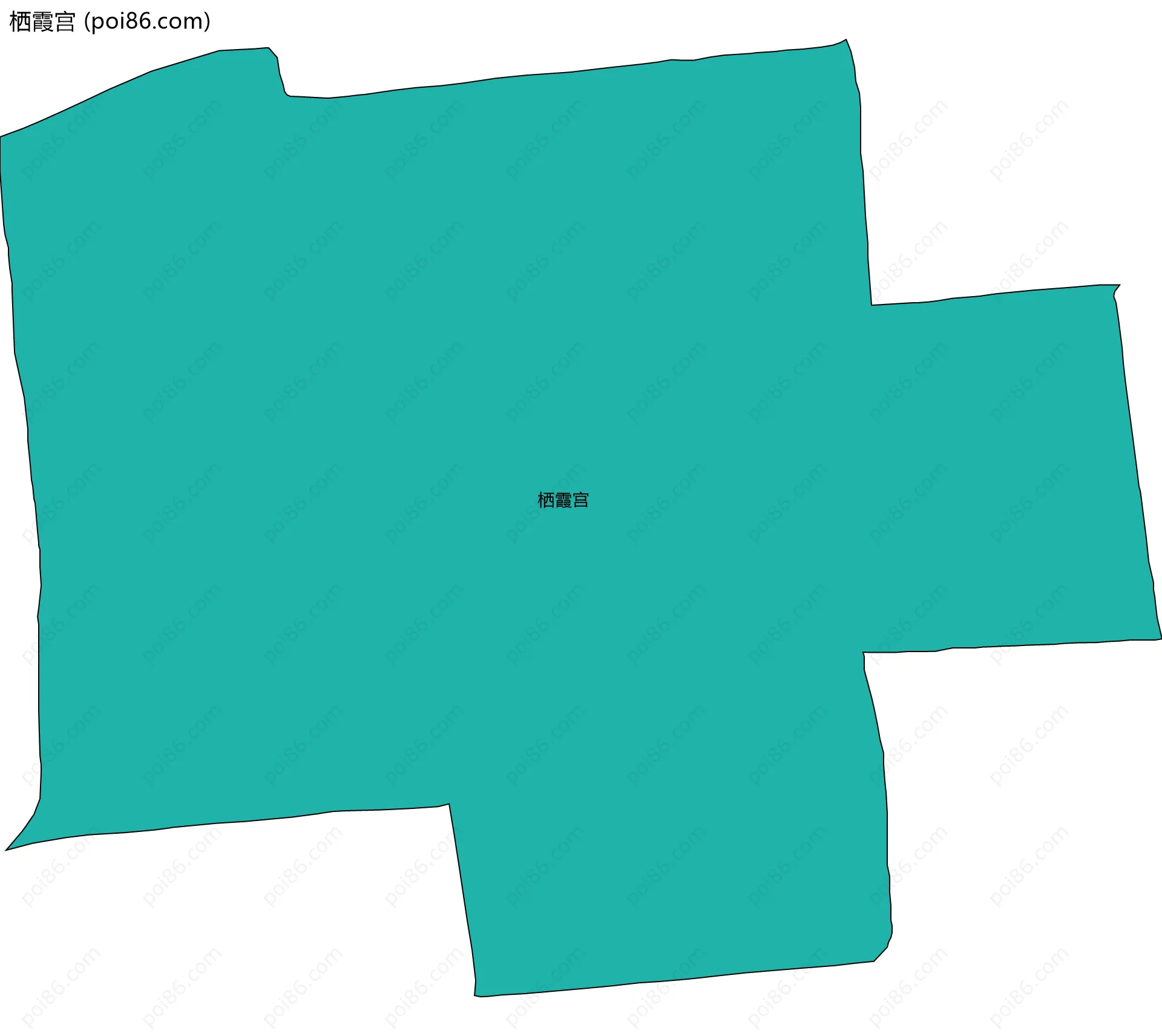 栖霞宫边界地图