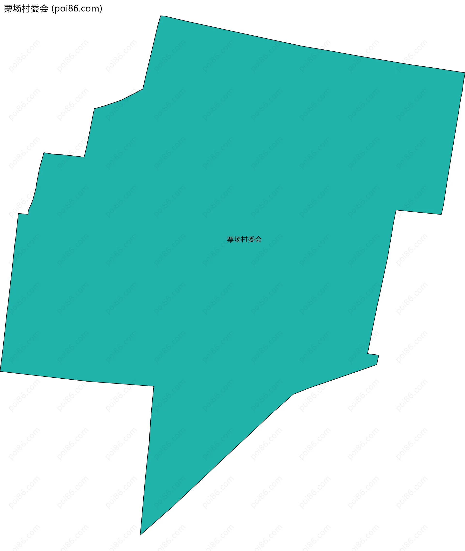 栗场村委会边界地图