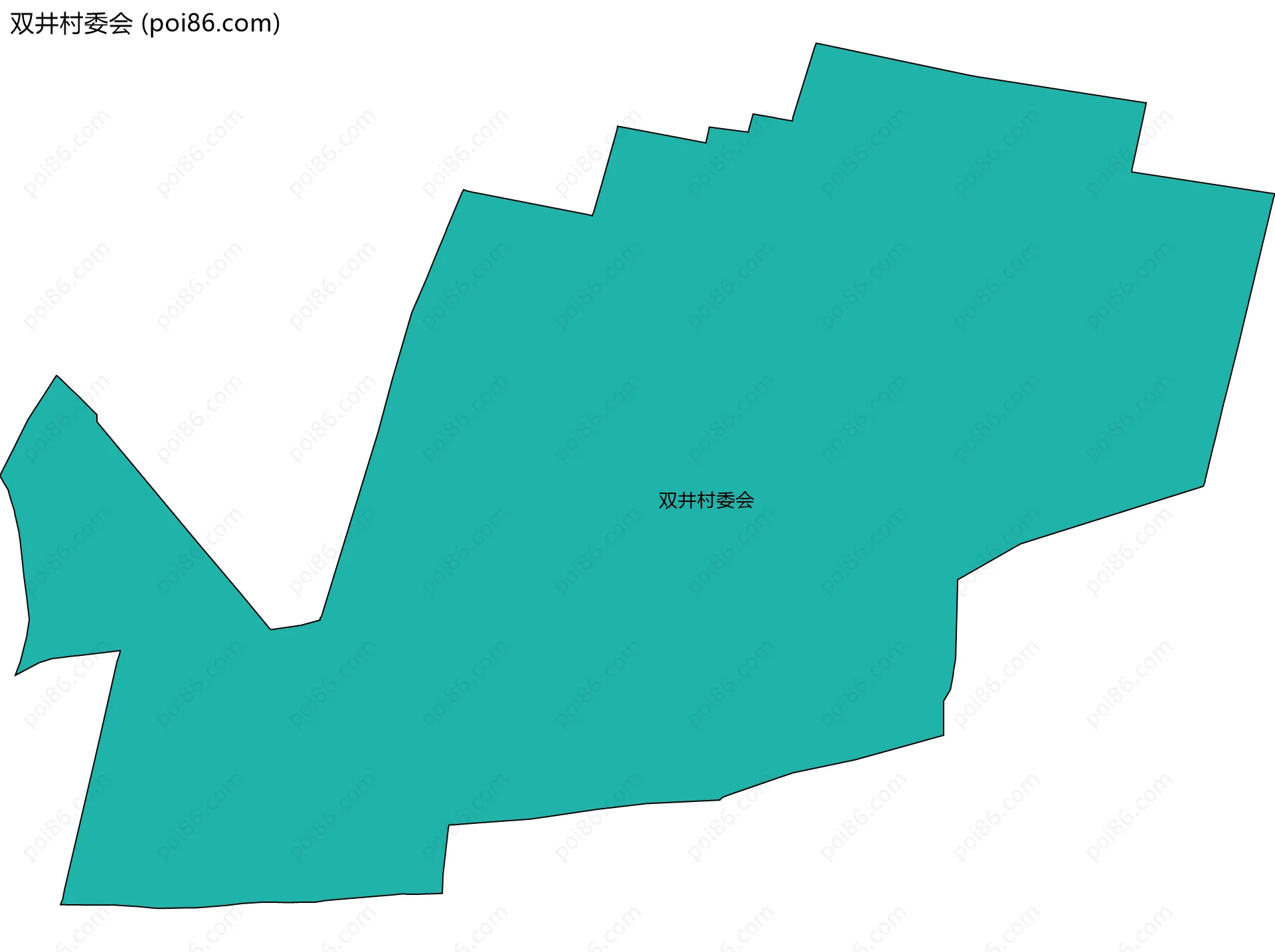 双井村委会边界地图