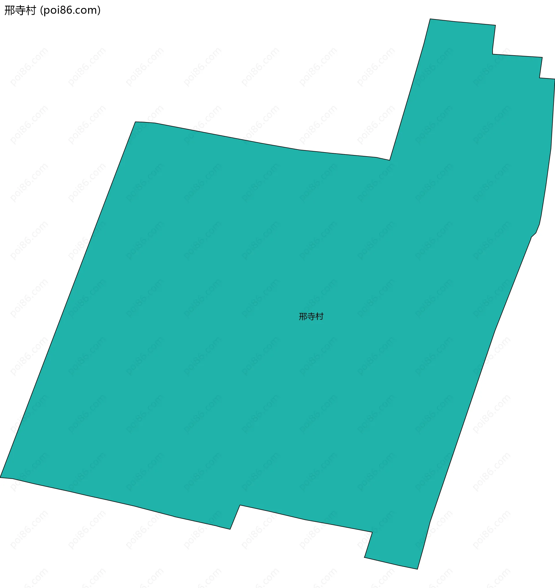 邢寺村边界地图