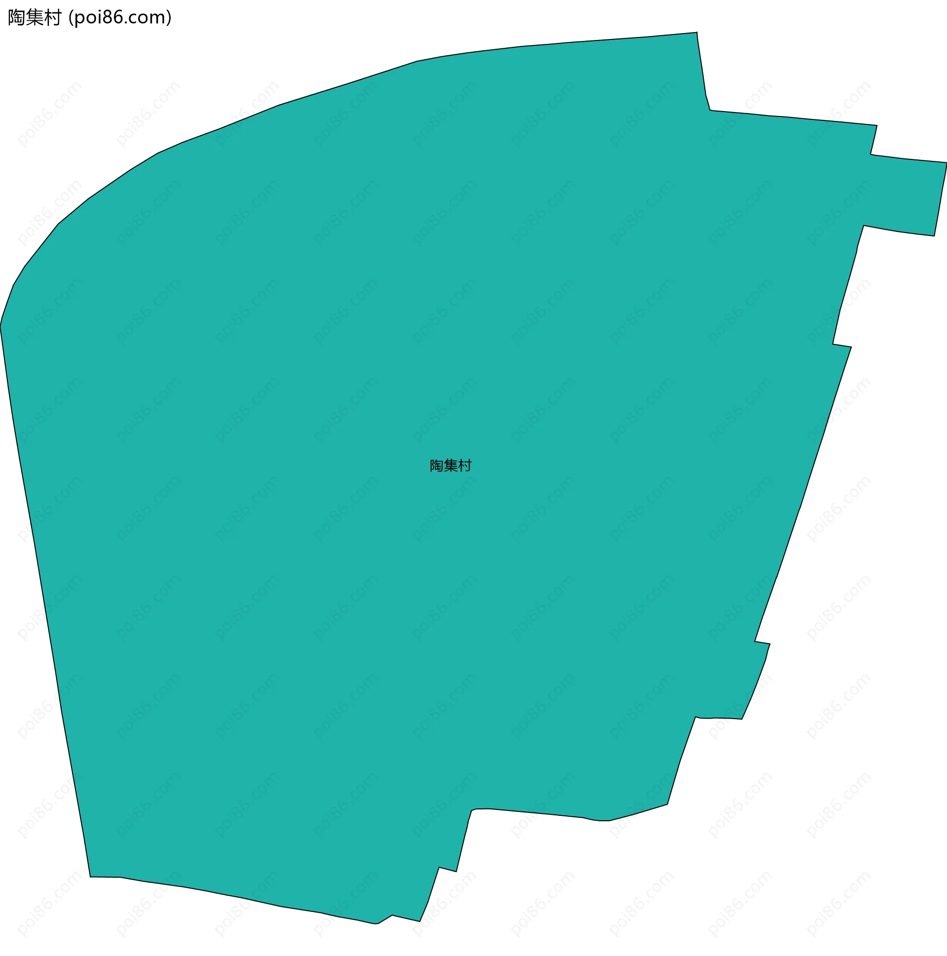 陶集村边界地图