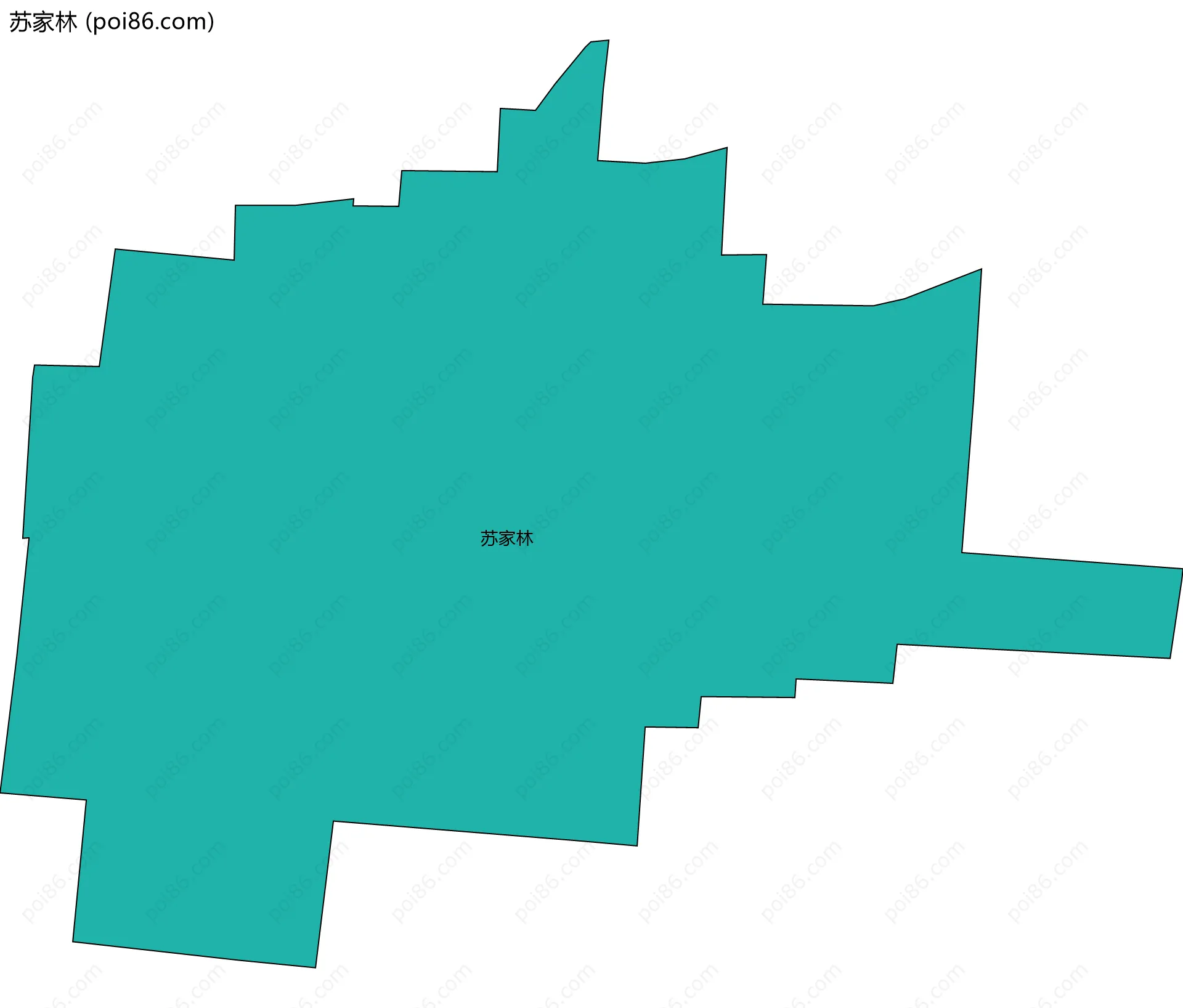 苏家林边界地图