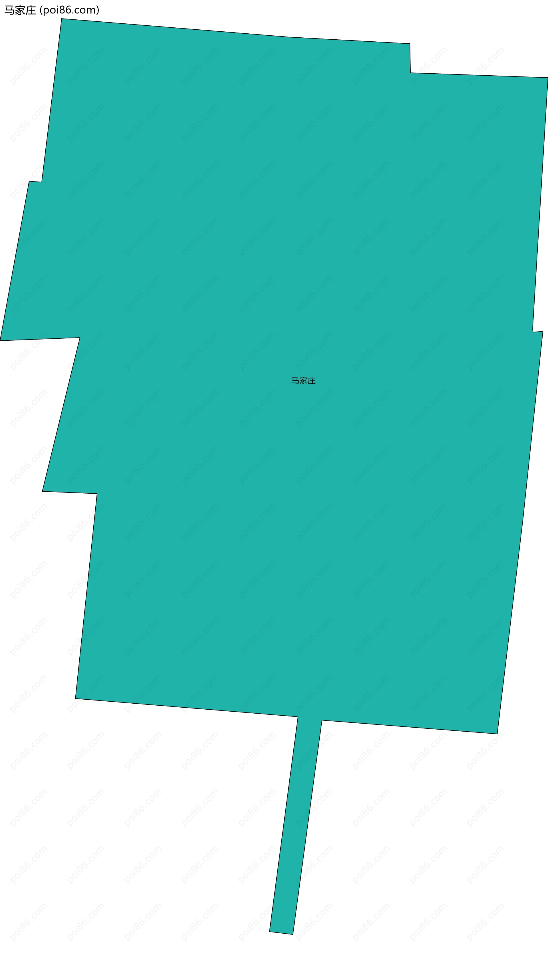 马家庄边界地图