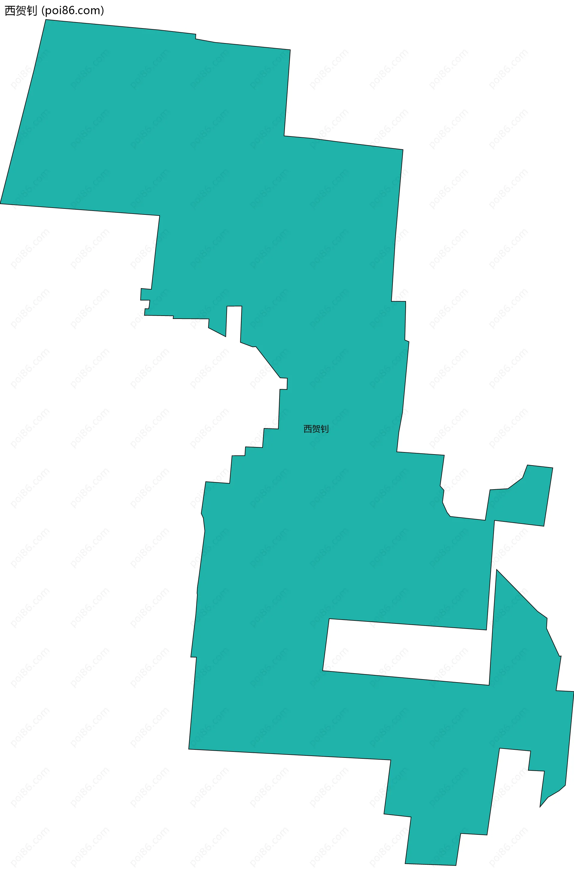 西贺钊边界地图