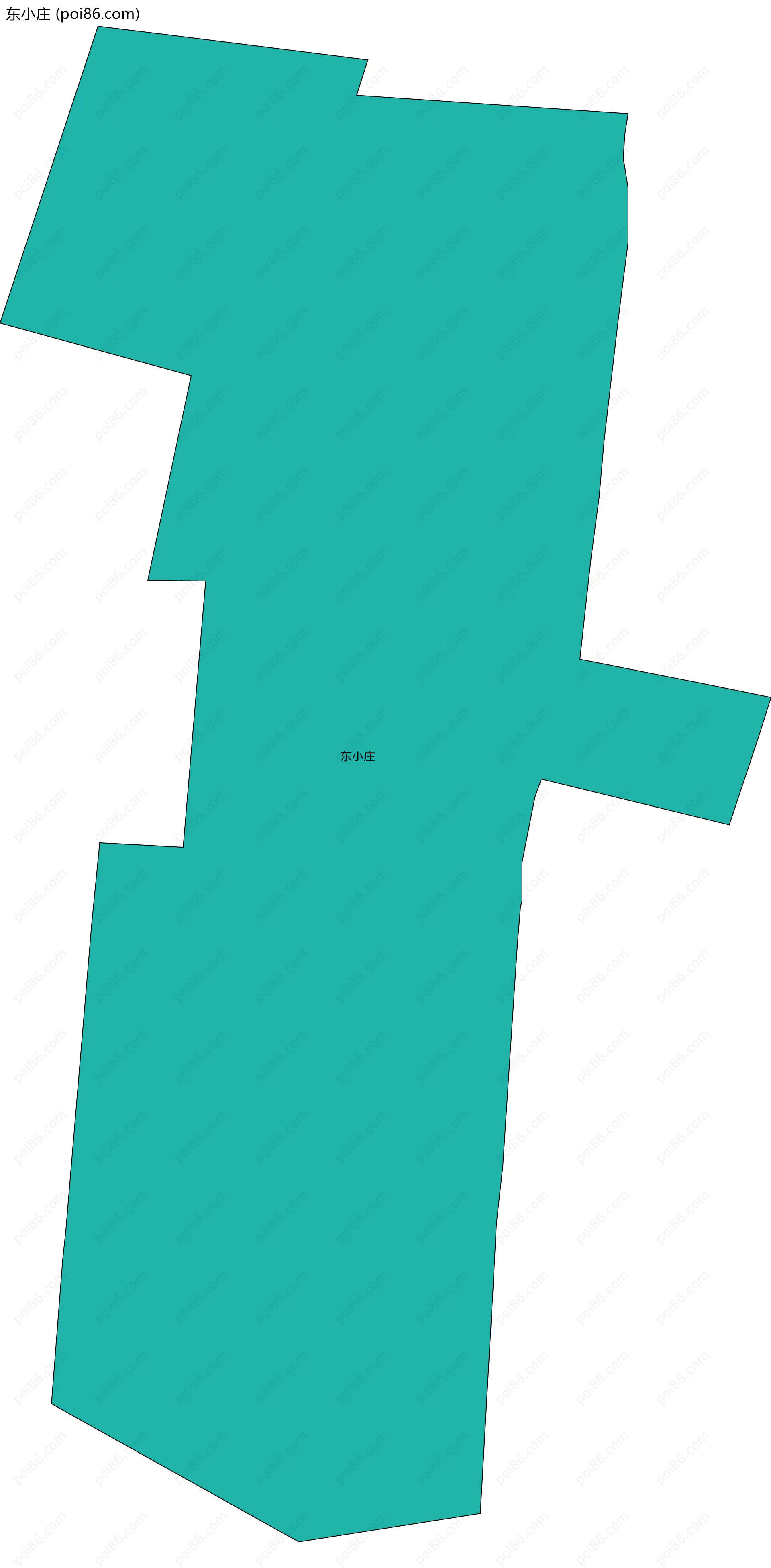 东小庄边界地图