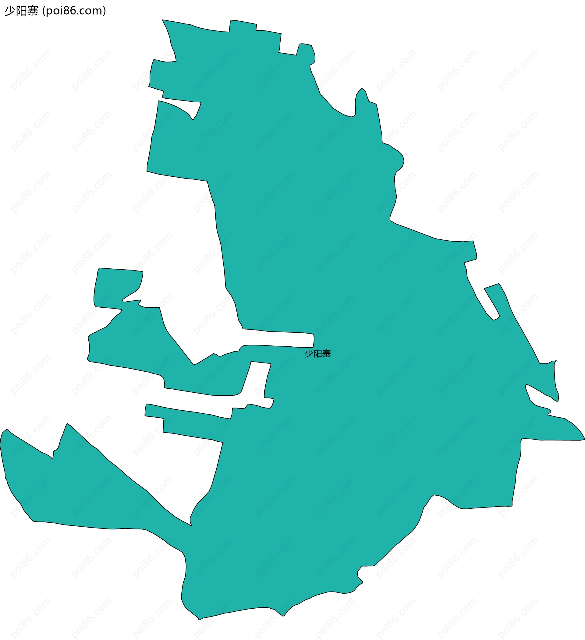 少阳寨边界地图