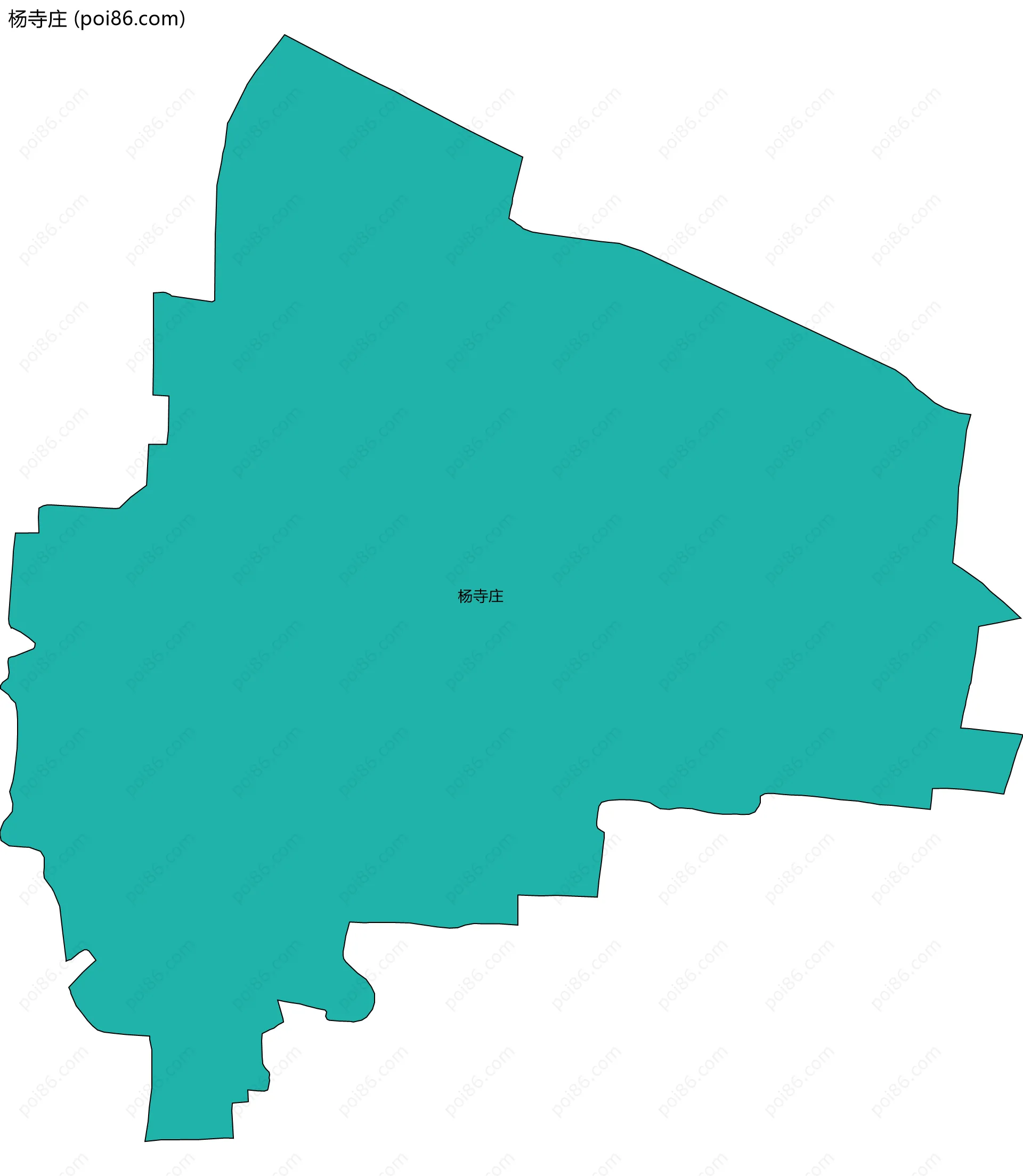 杨寺庄边界地图