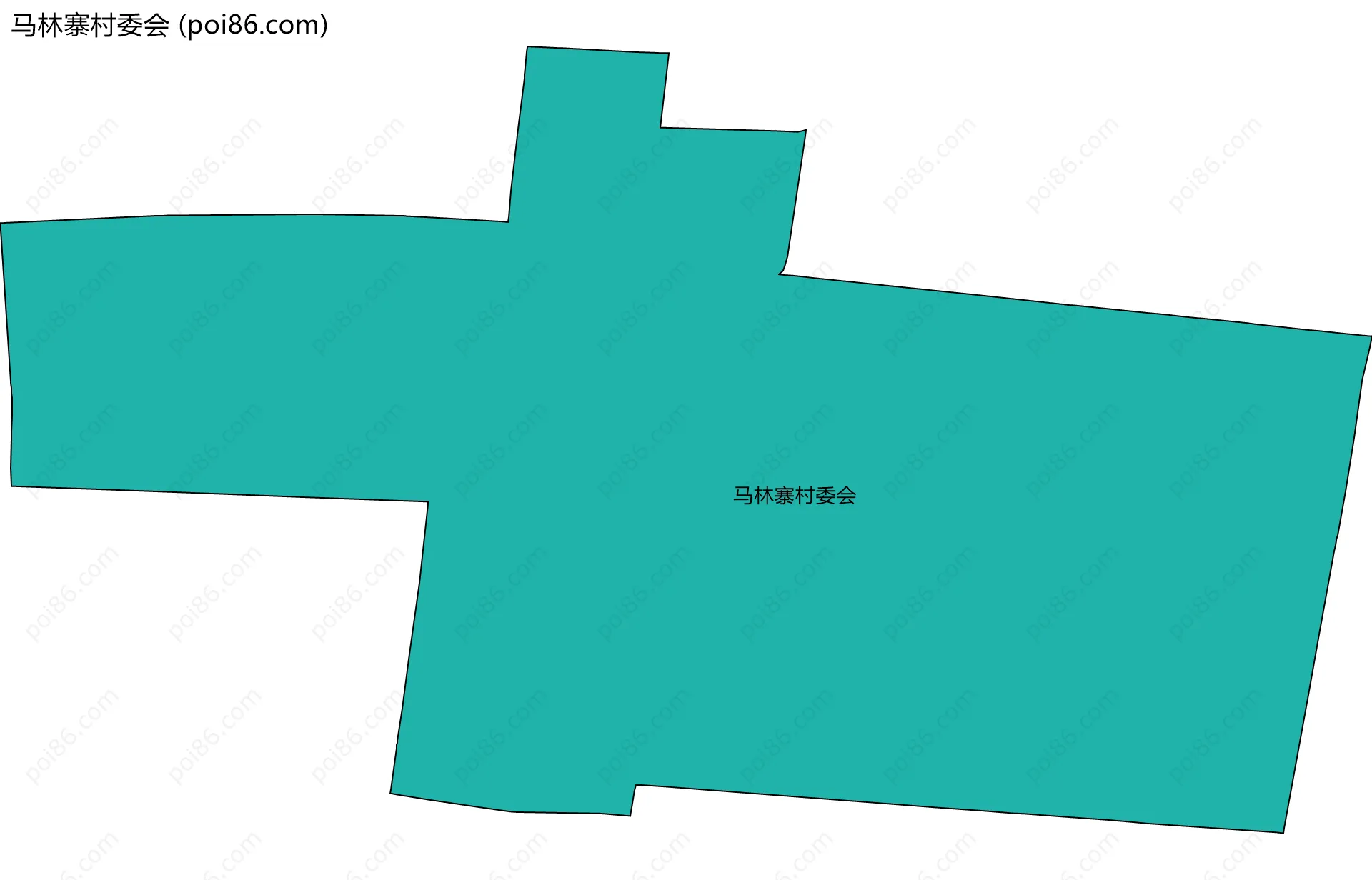 马林寨村委会边界地图