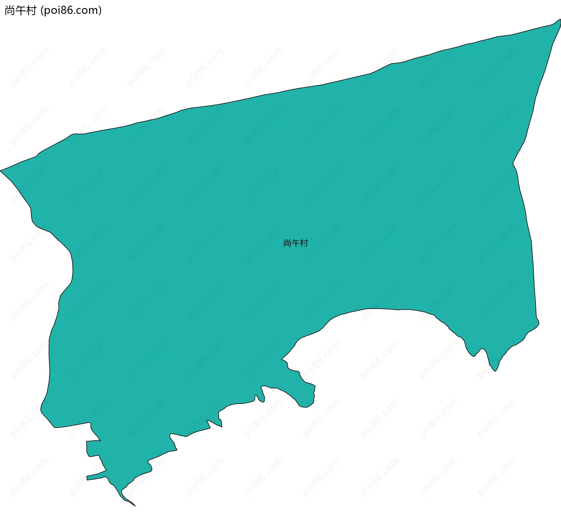 尚午村边界地图