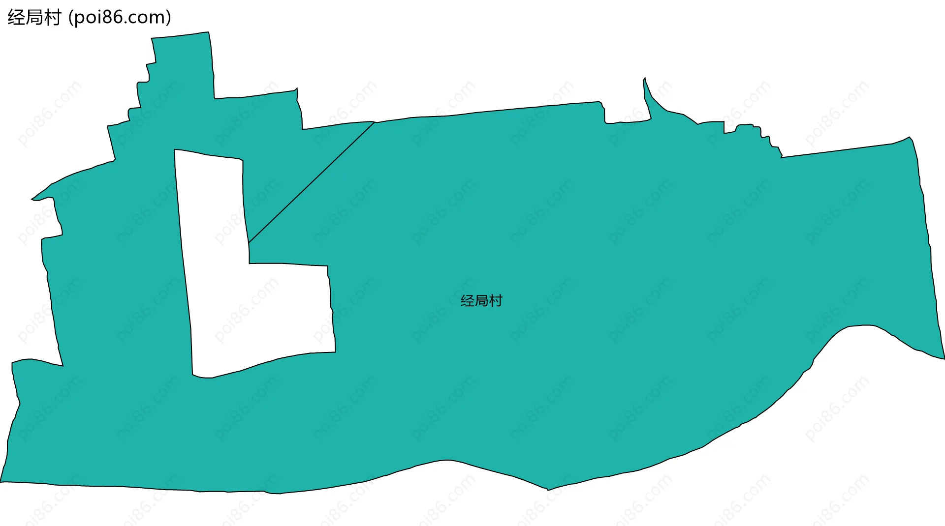 经局村边界地图