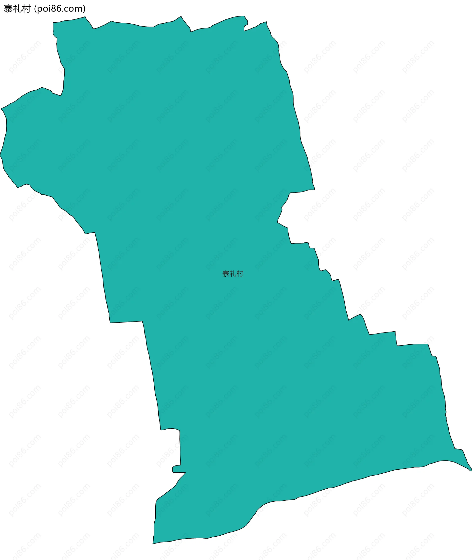 寨礼村边界地图