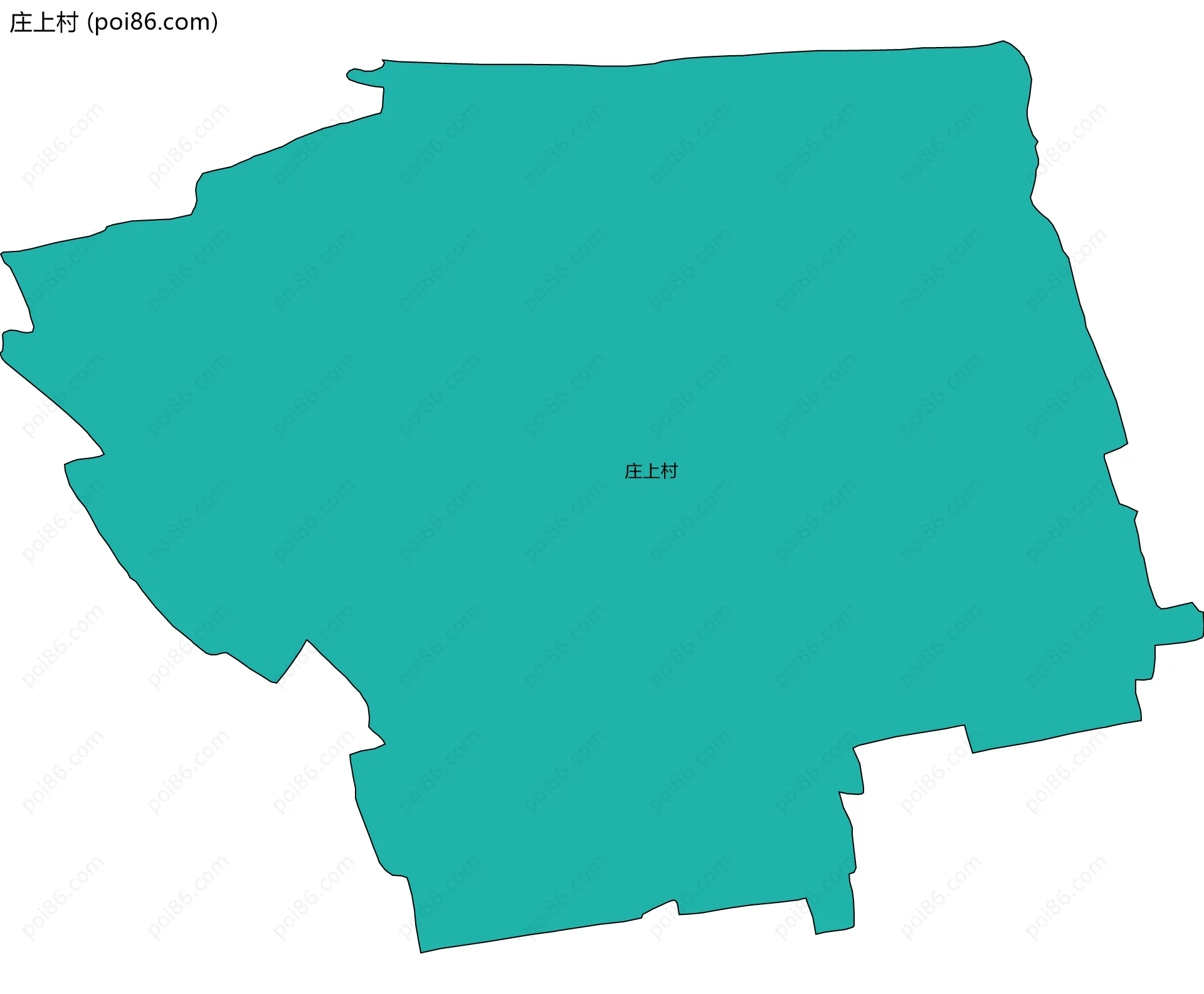庄上村边界地图