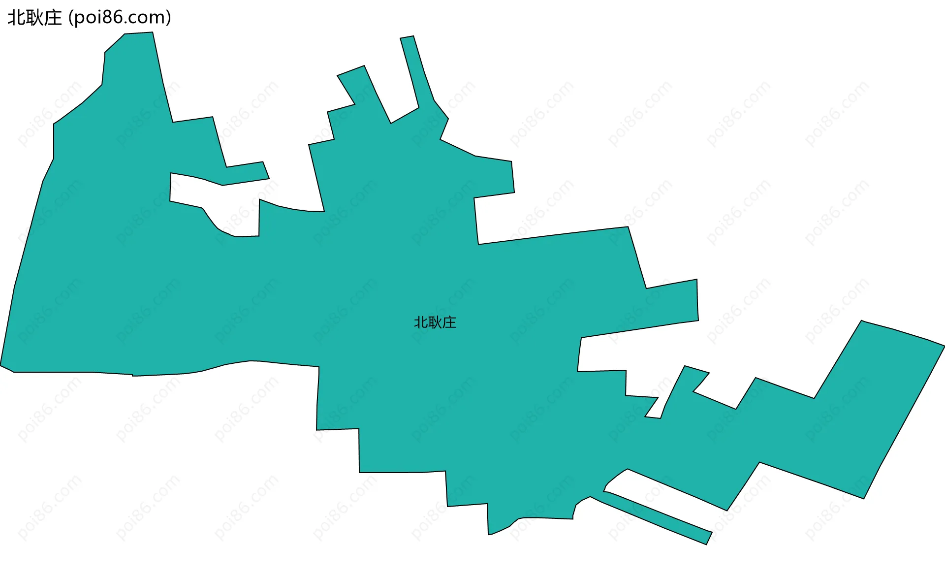 北耿庄边界地图