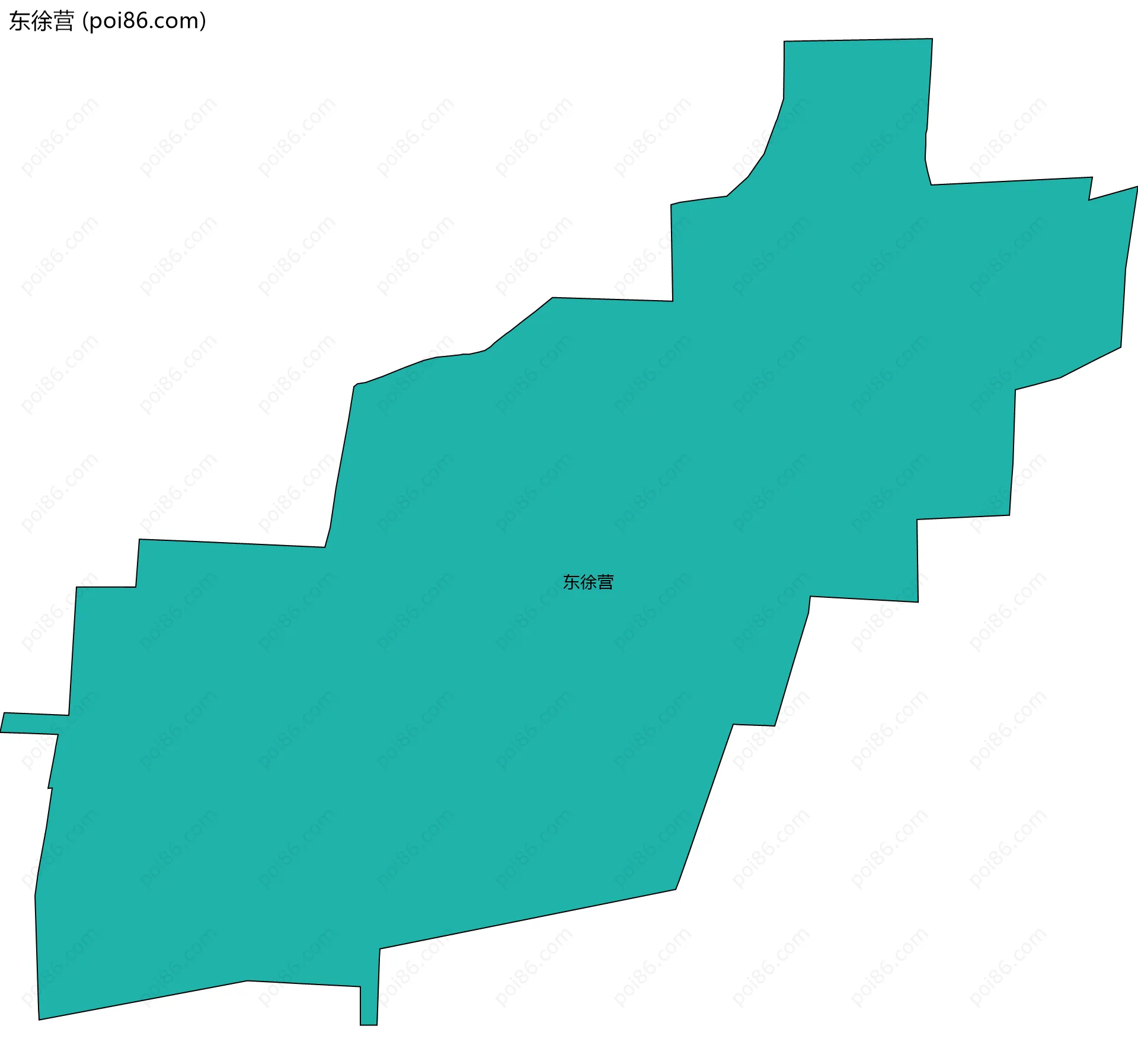 东徐营边界地图
