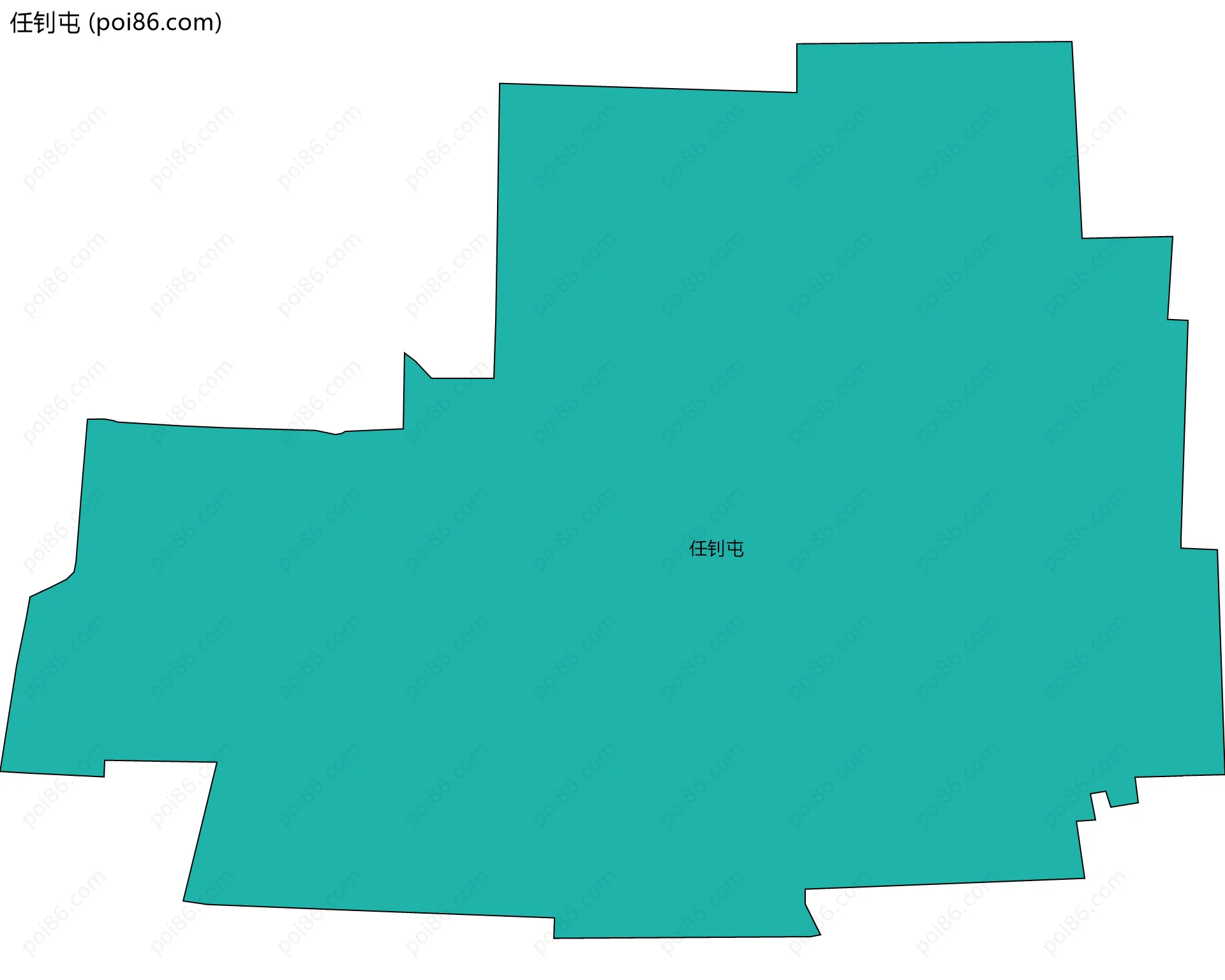 任钊屯边界地图