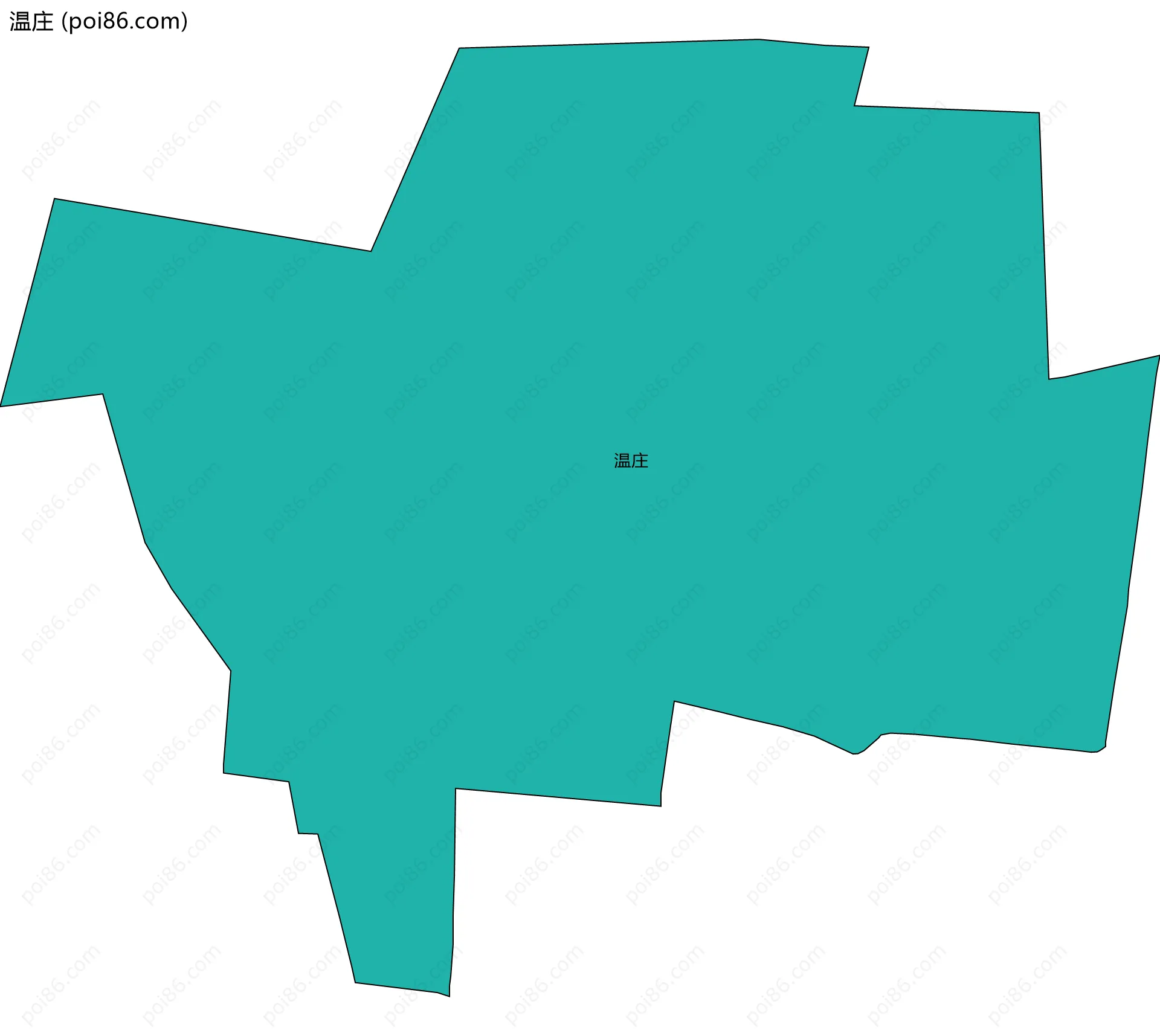 温庄边界地图