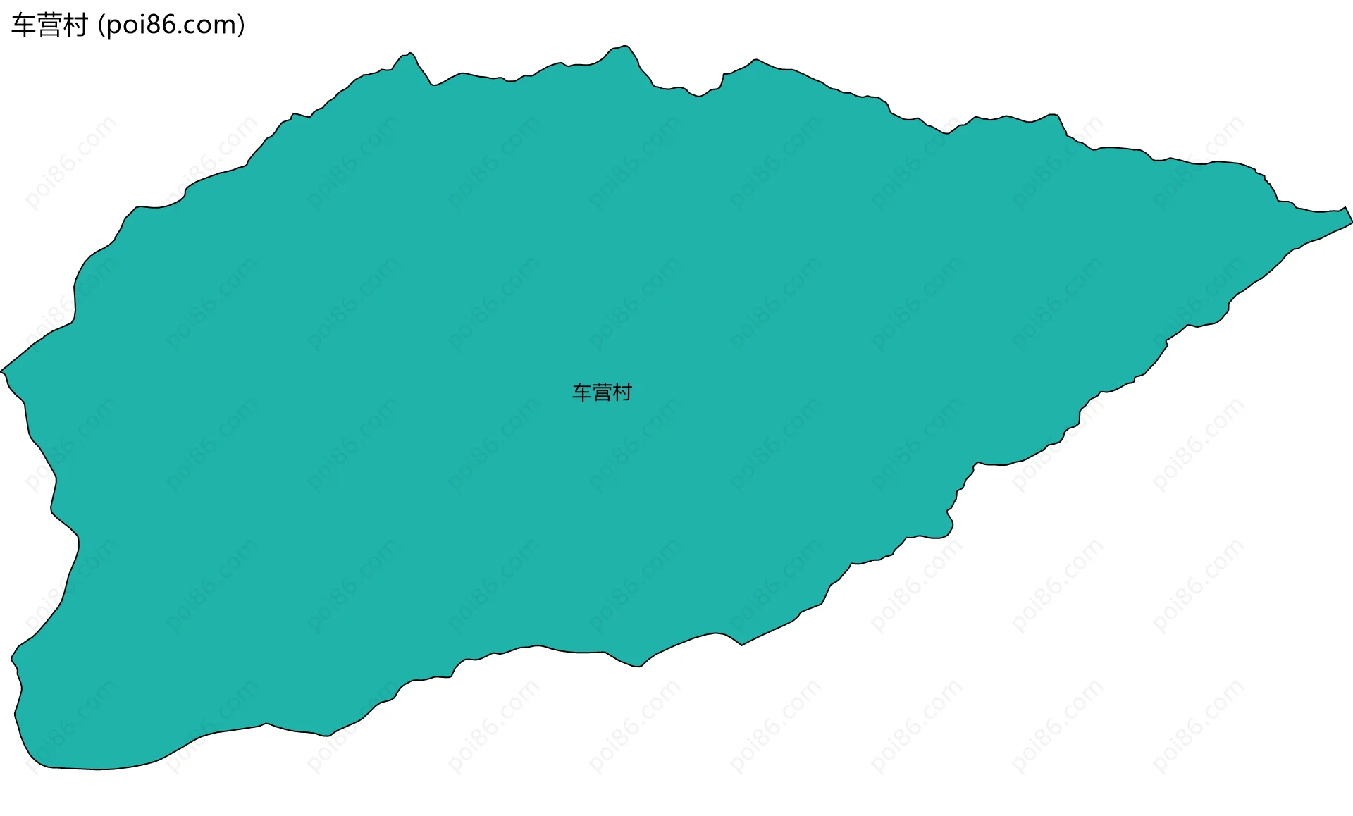 车营村边界地图