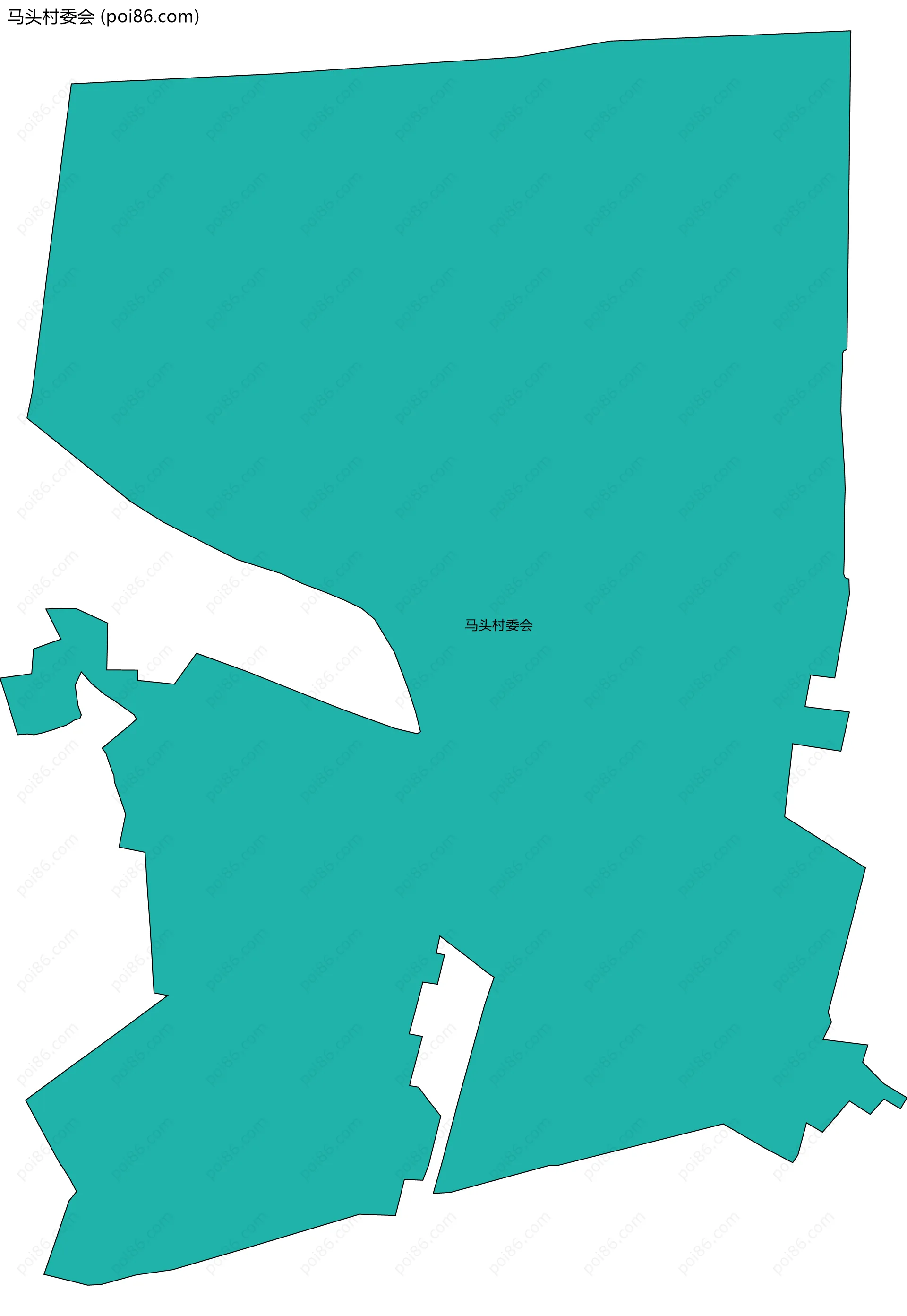 马头村委会边界地图