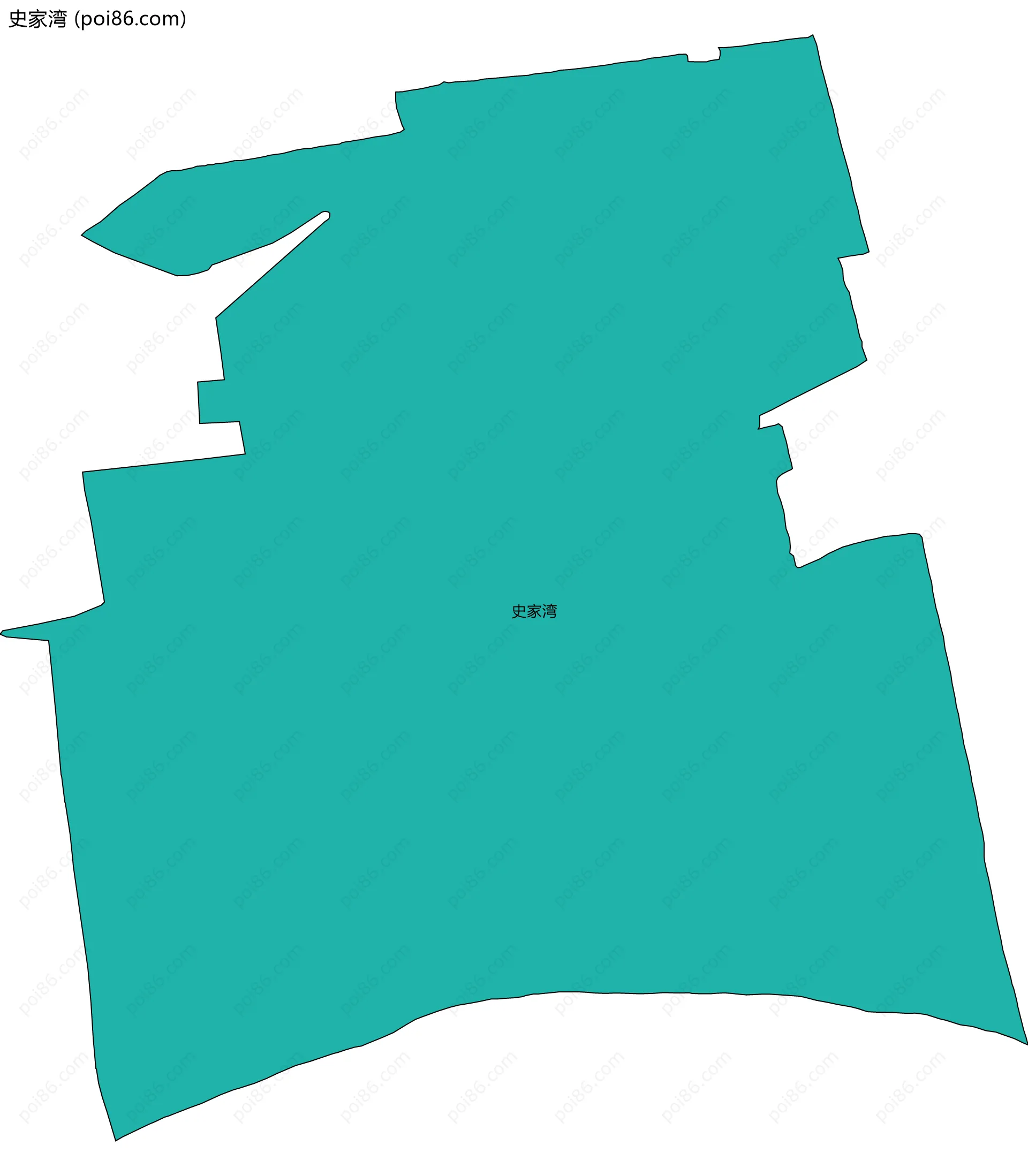 史家湾边界地图
