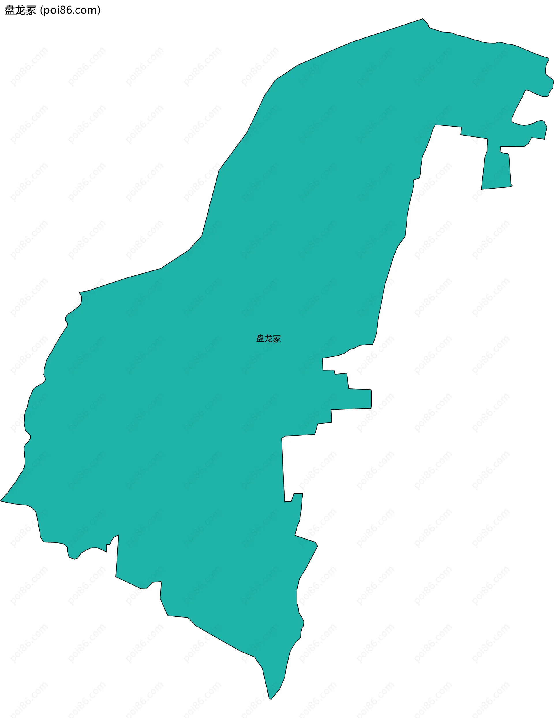 盘龙冢边界地图