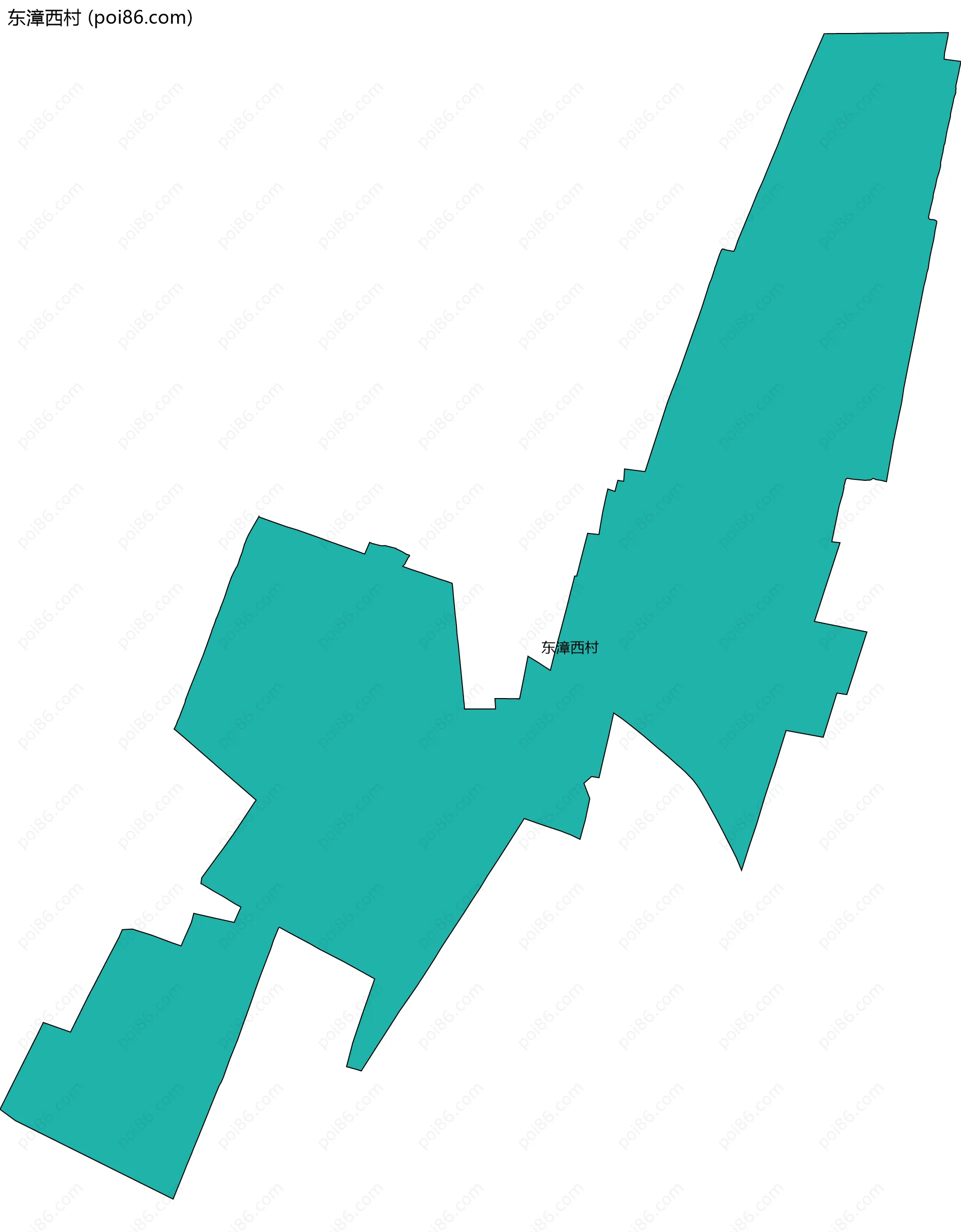 东漳西村边界地图