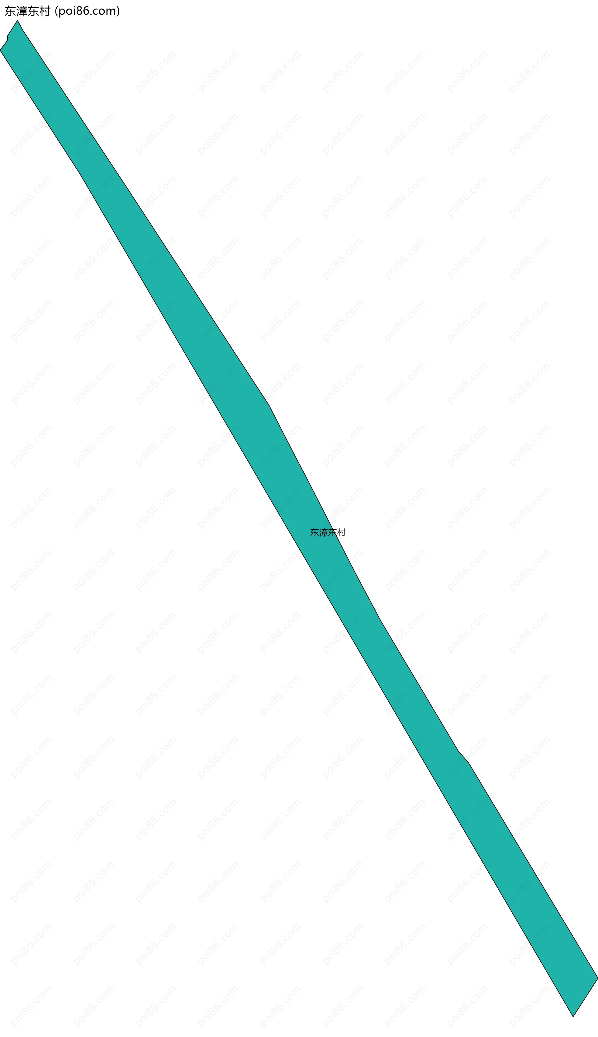 东漳东村边界地图