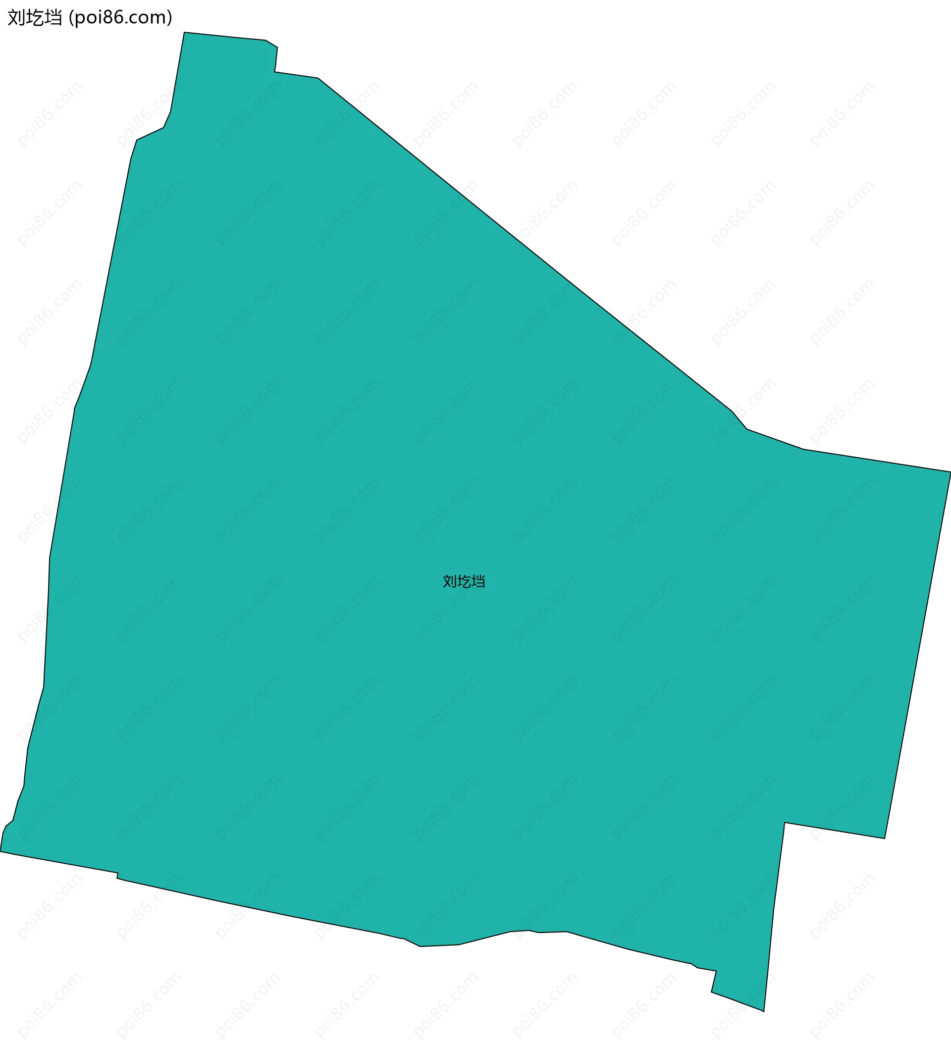 刘圪垱边界地图