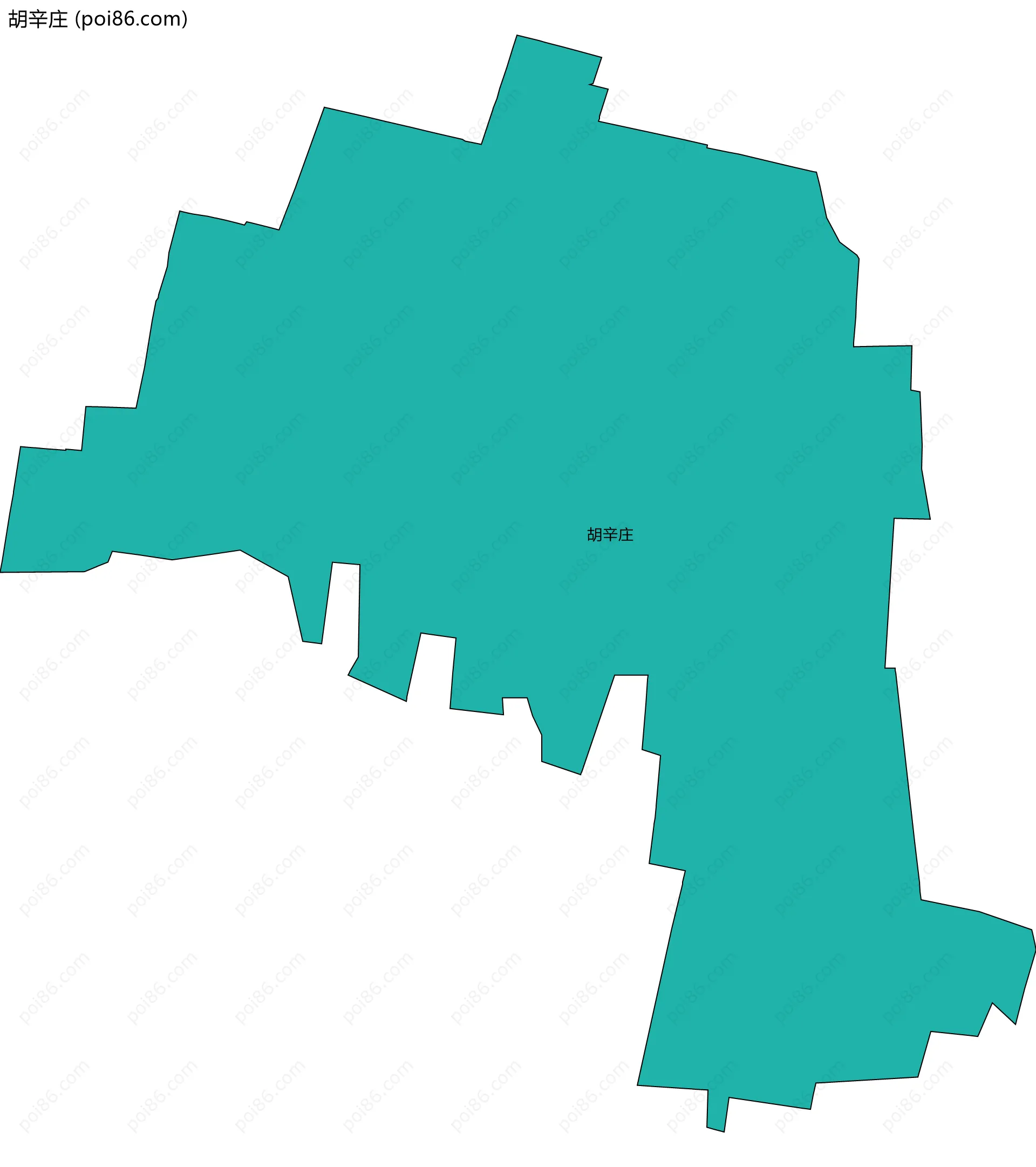 胡辛庄边界地图