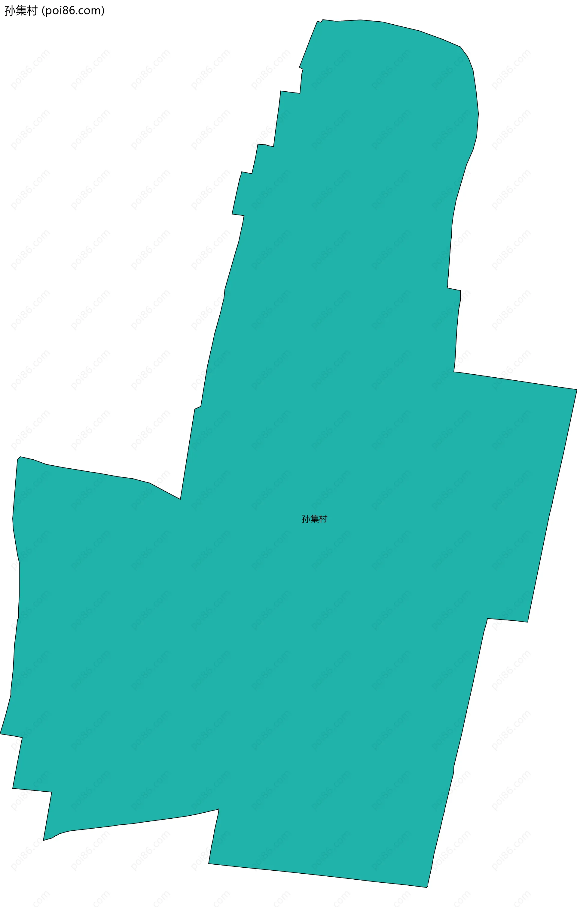 孙集村边界地图