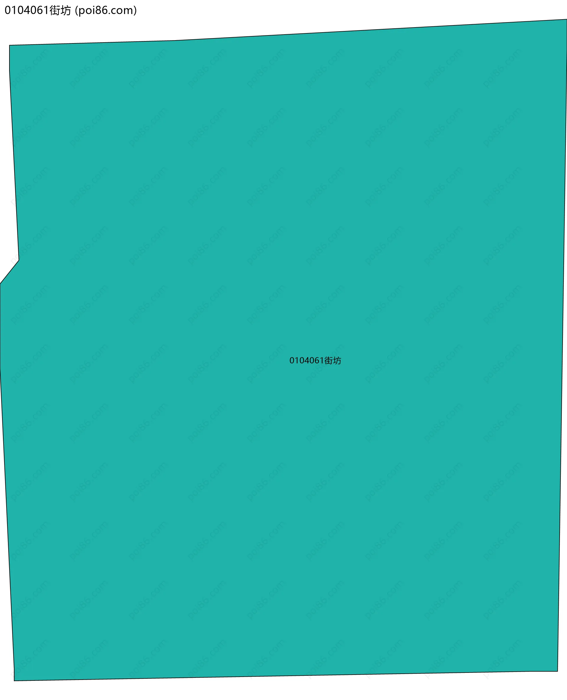 0104061街坊边界地图