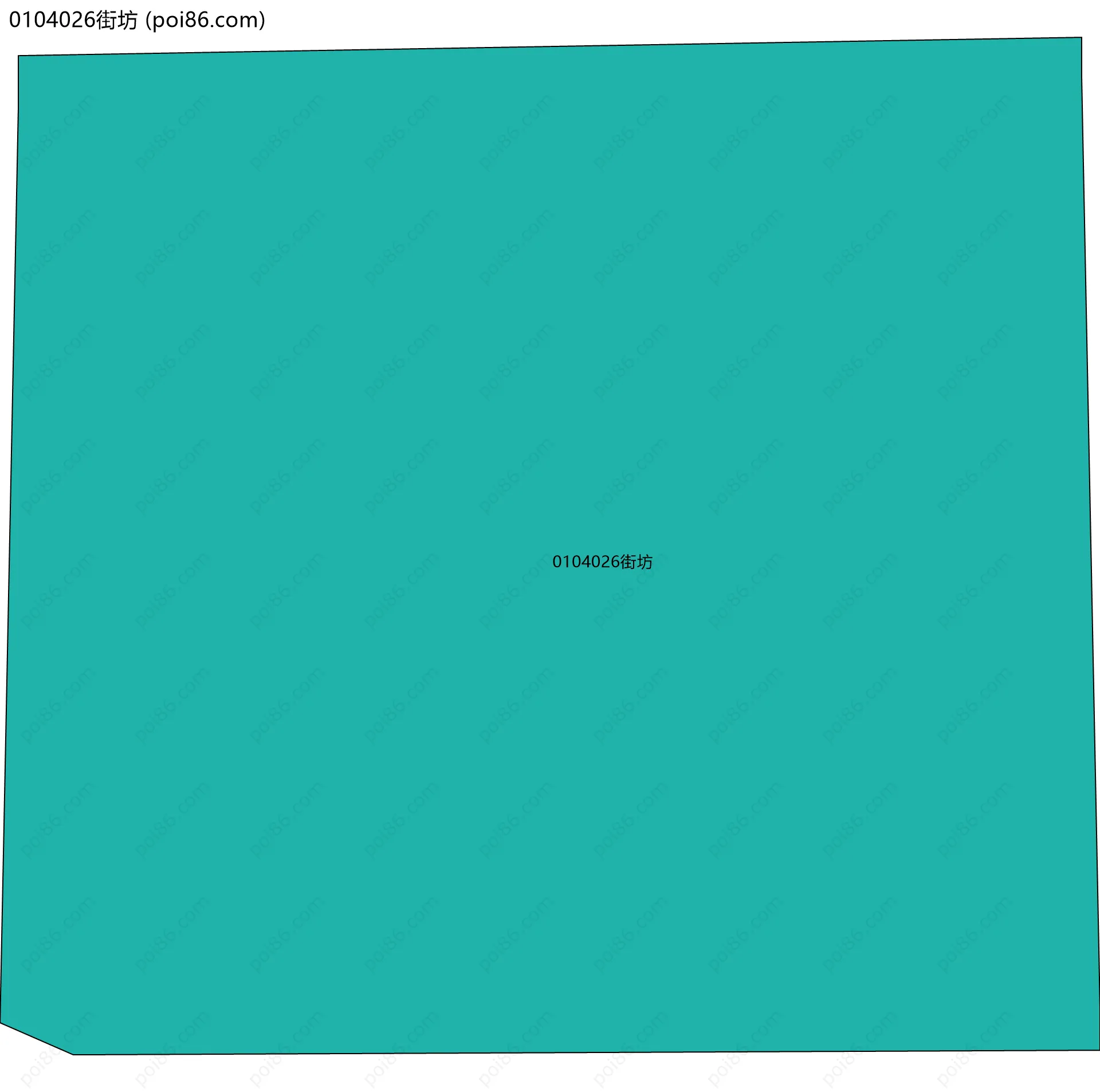 0104026街坊边界地图