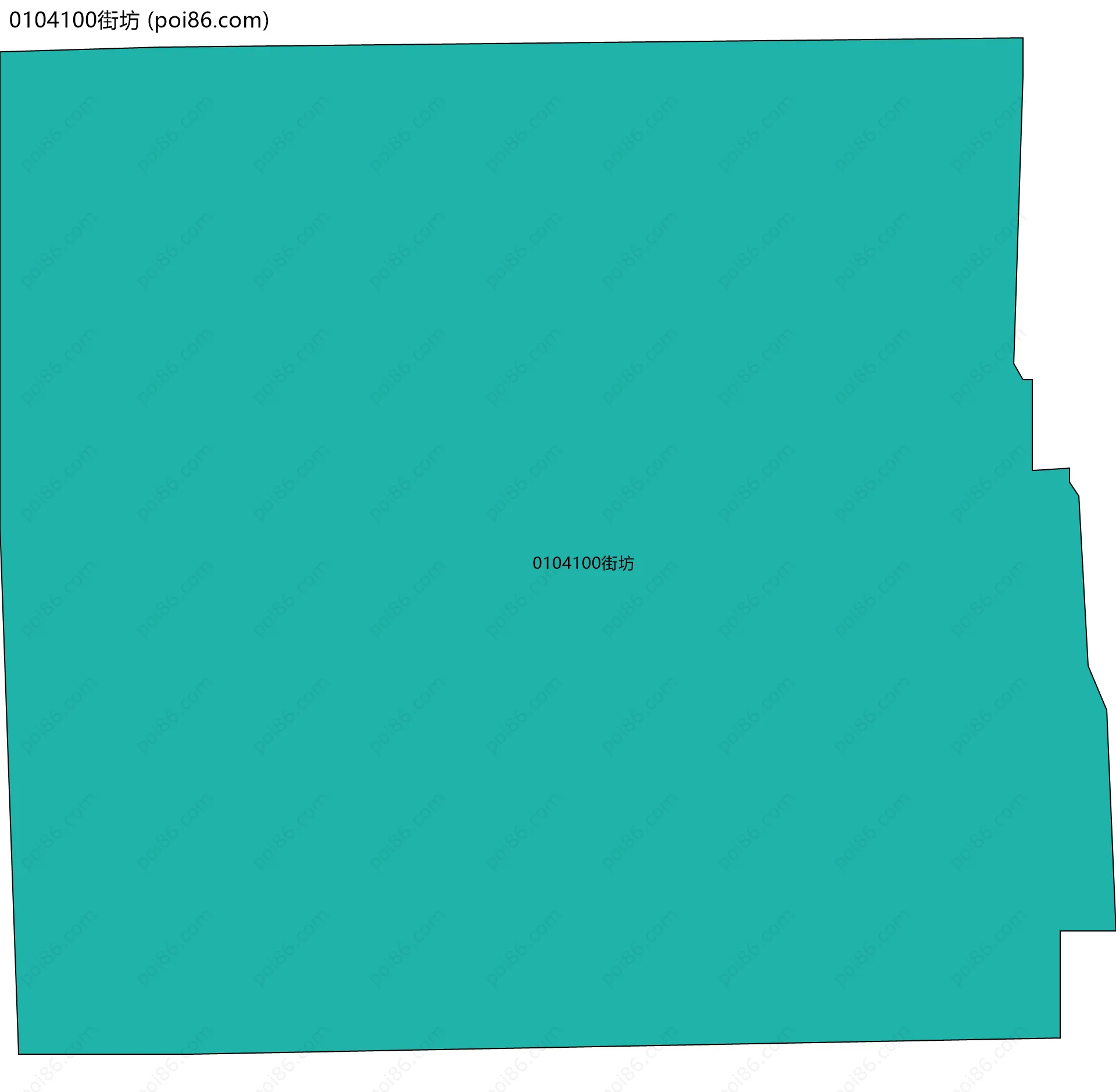 0104100街坊边界地图