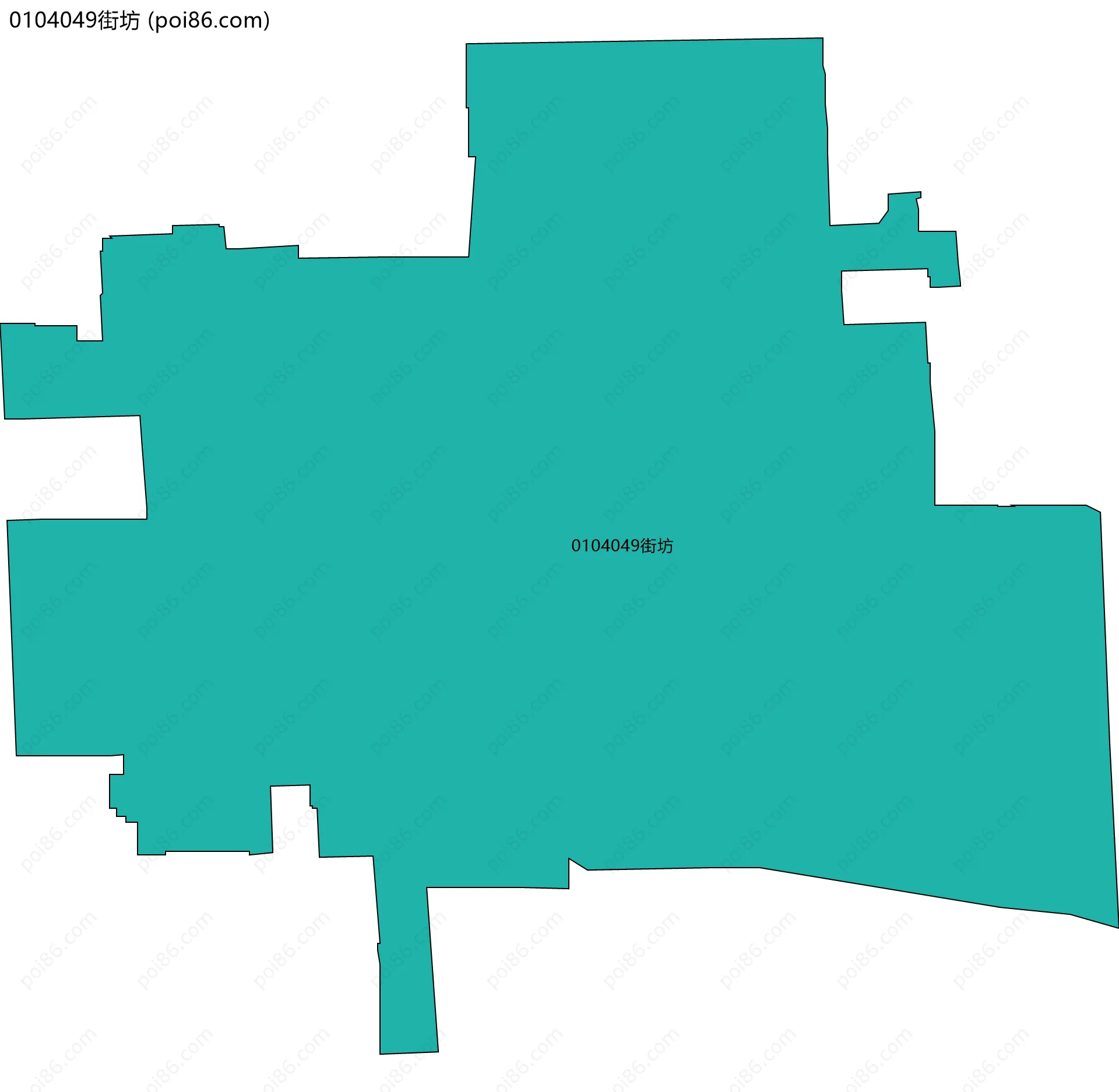 0104049街坊边界地图