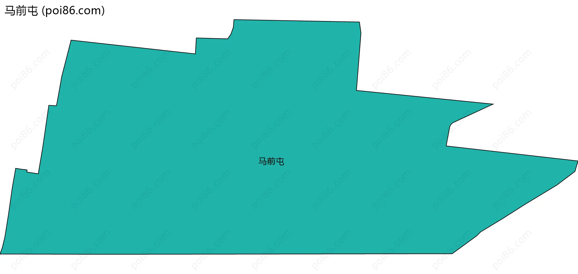 马前屯边界地图