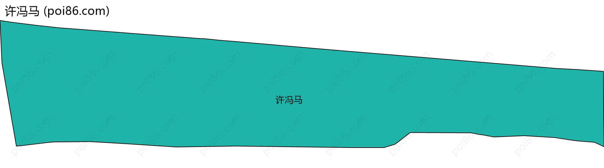 许冯马边界地图